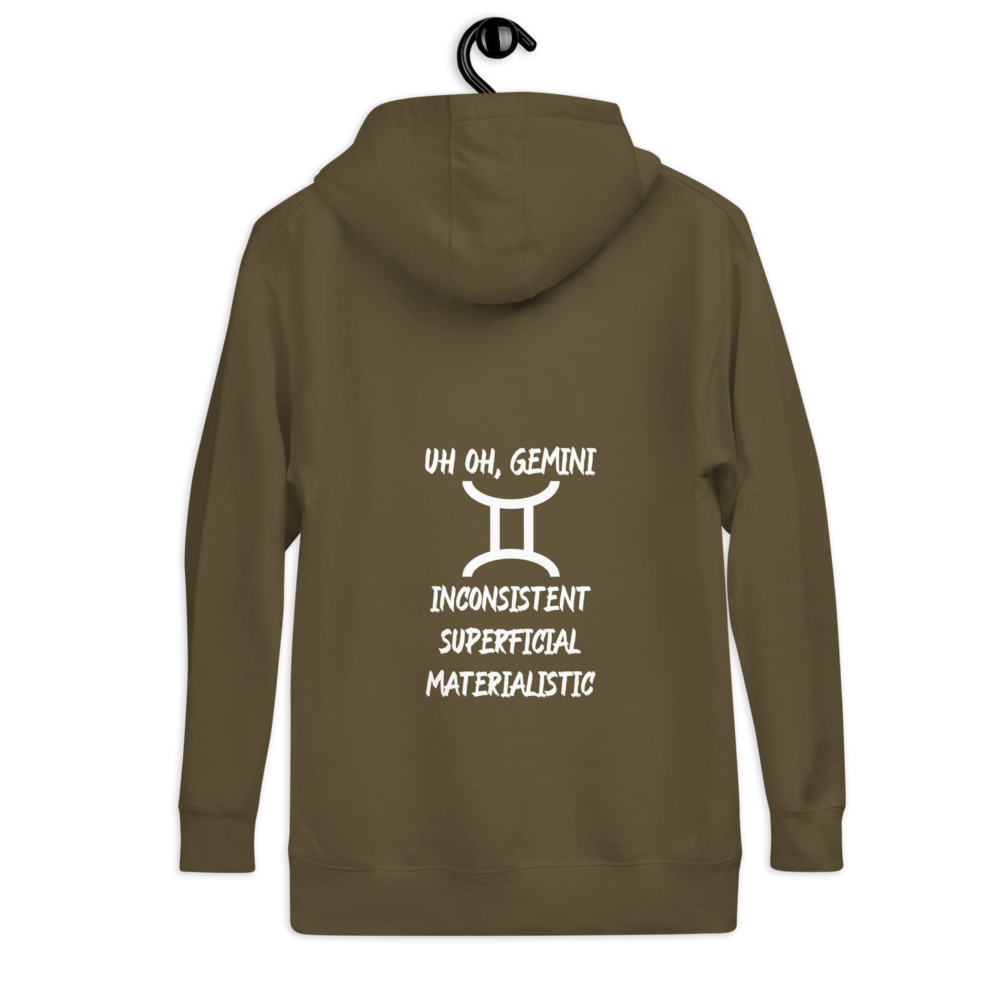 “Uh Oh, Gemini” Unisex Hoodie
