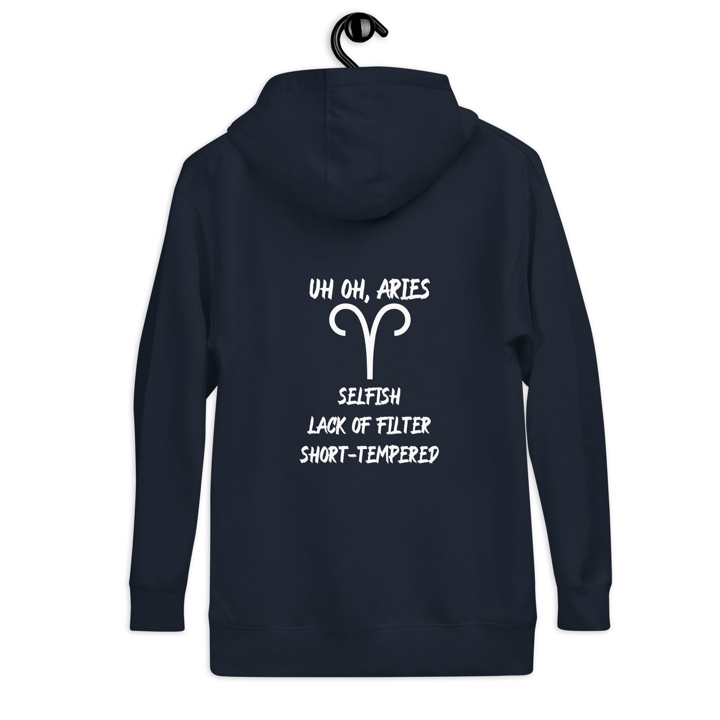 “Uh Oh, Aries” Unisex Hoodie