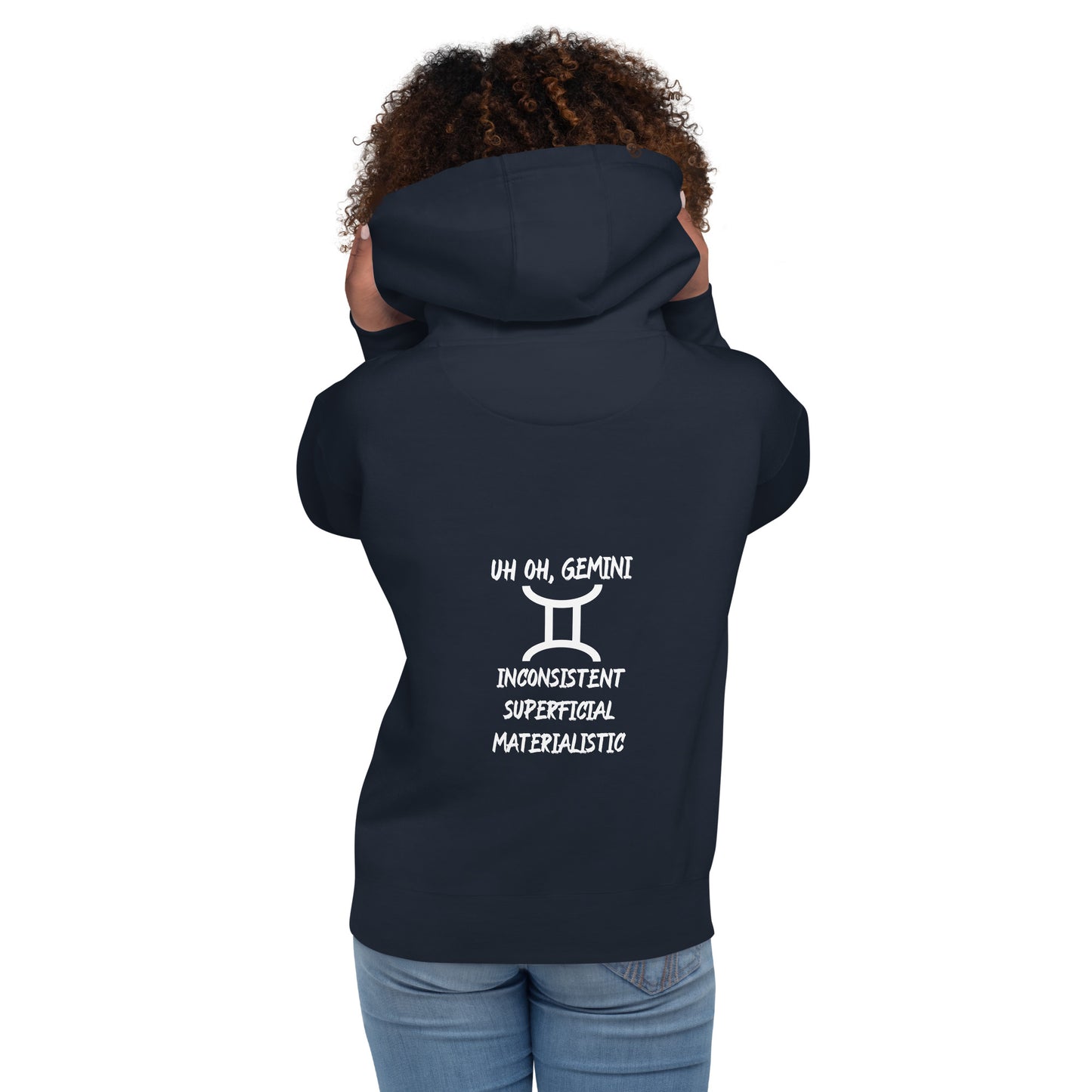“Uh Oh, Gemini” Unisex Hoodie