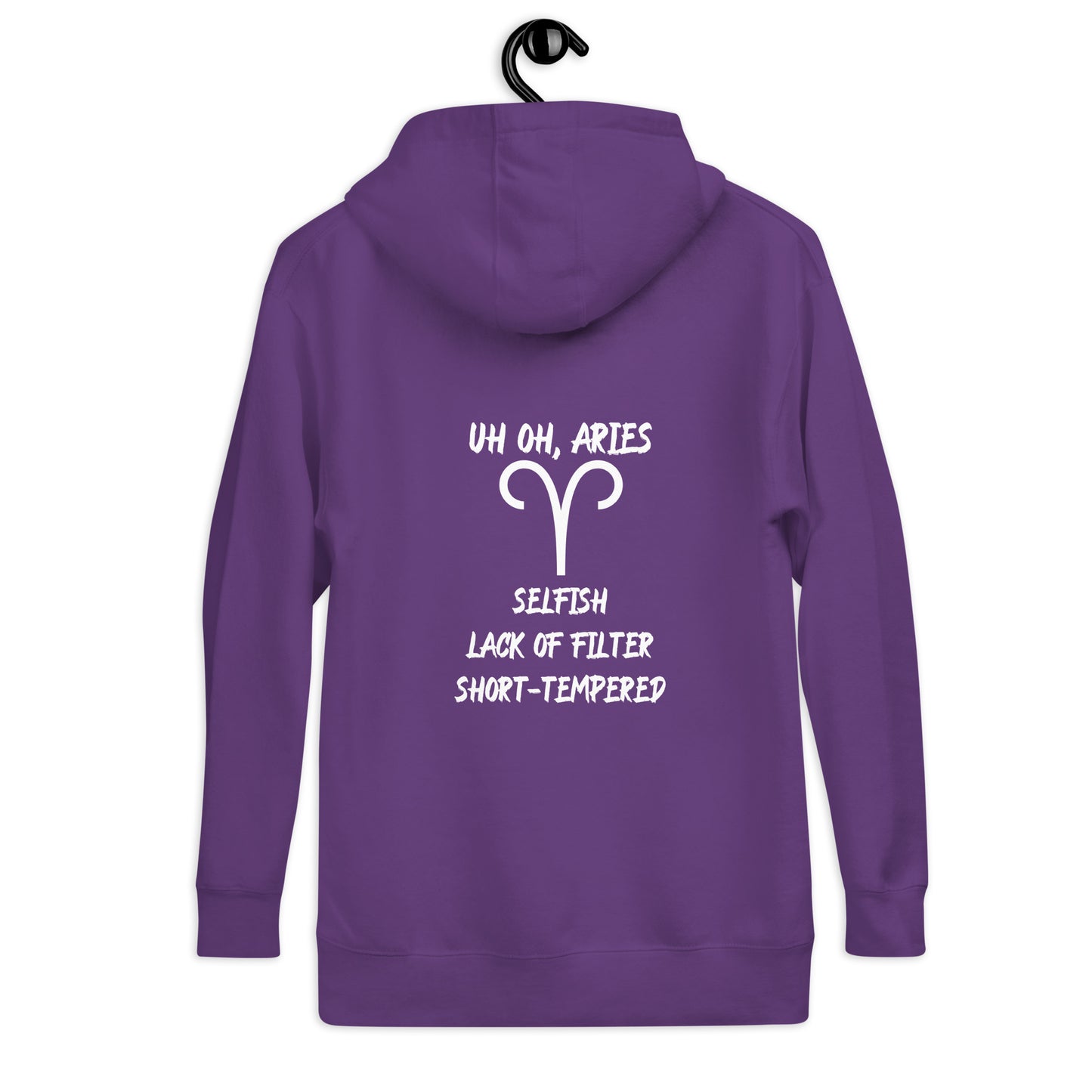“Uh Oh, Aries” Unisex Hoodie