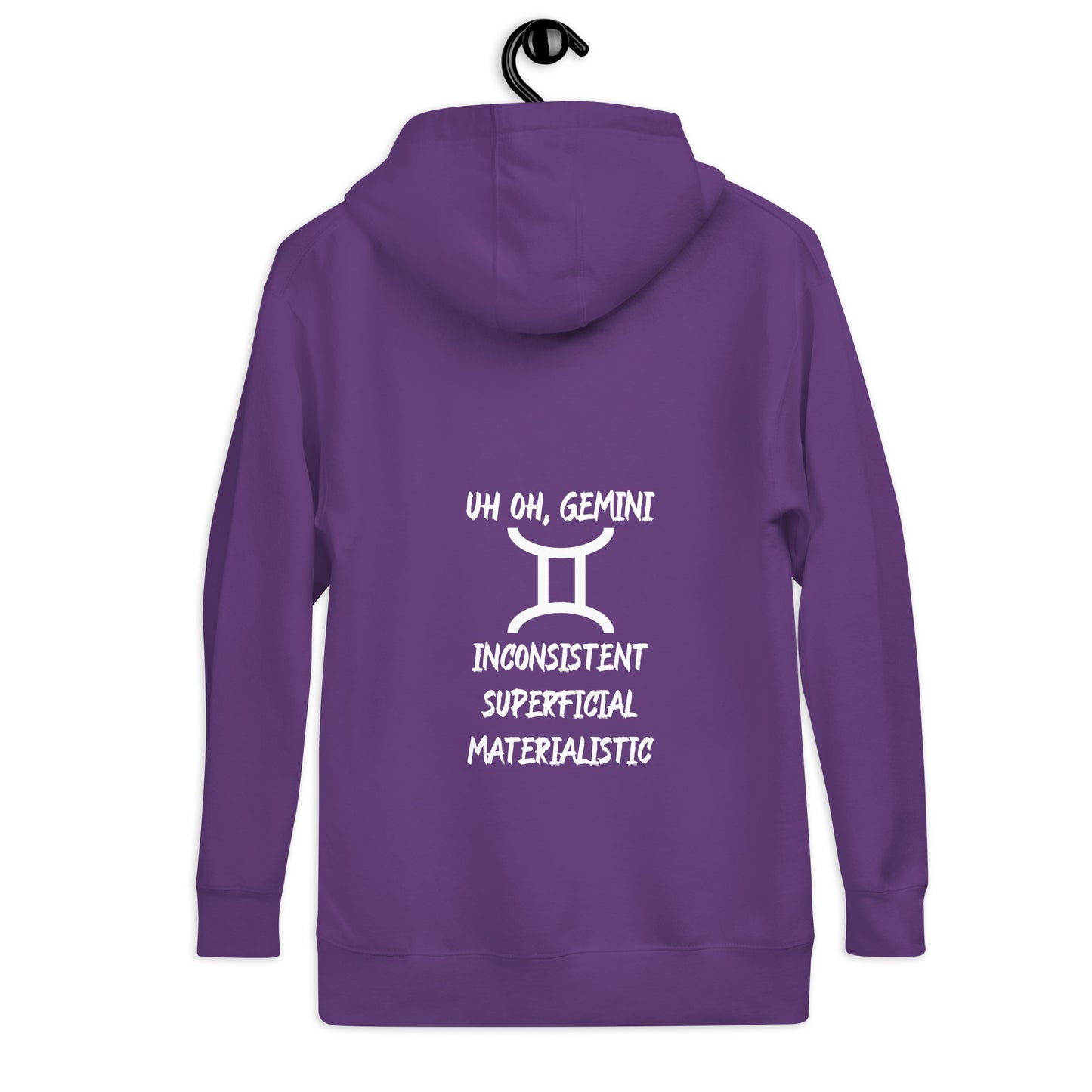 “Uh Oh, Gemini” Unisex Hoodie