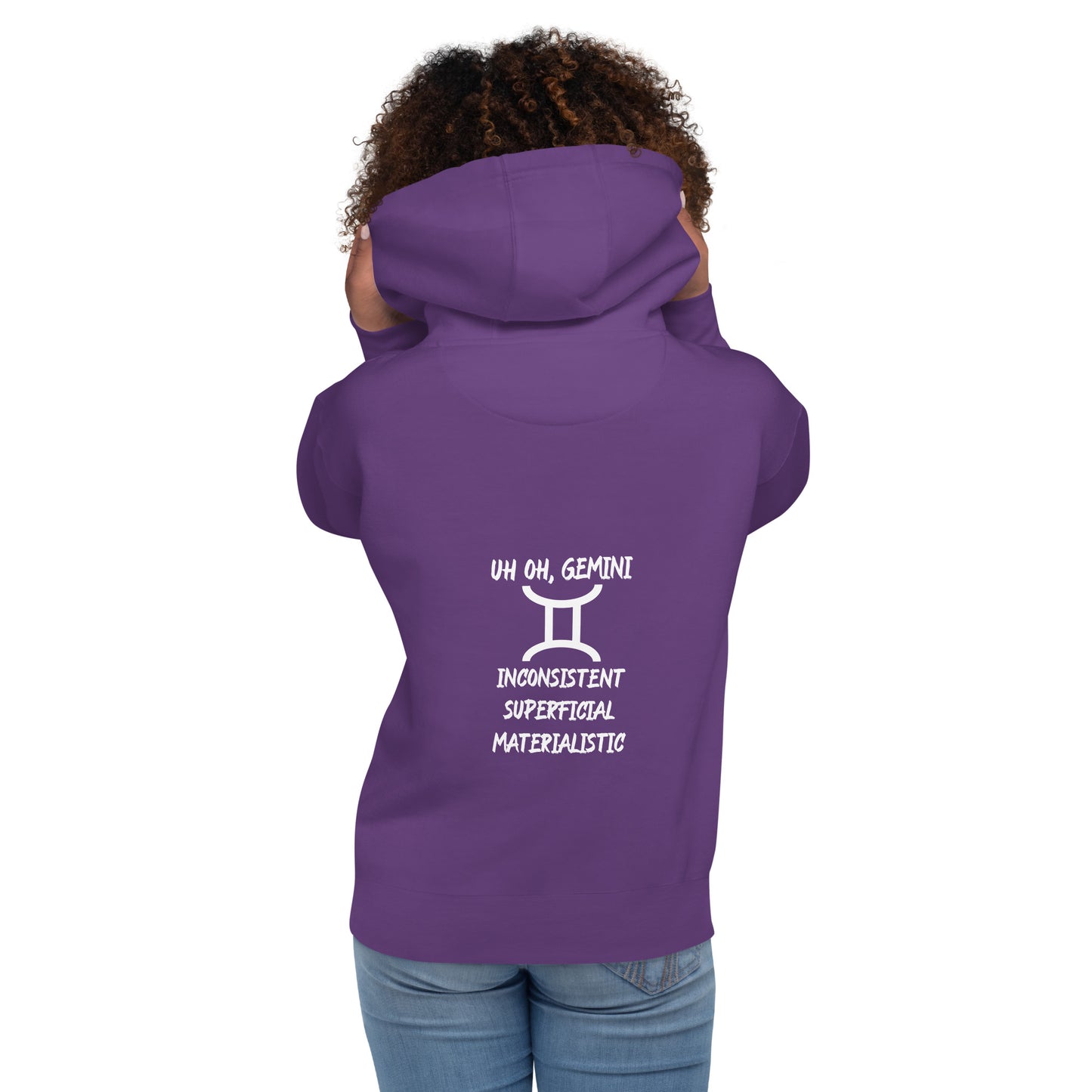 “Uh Oh, Gemini” Unisex Hoodie
