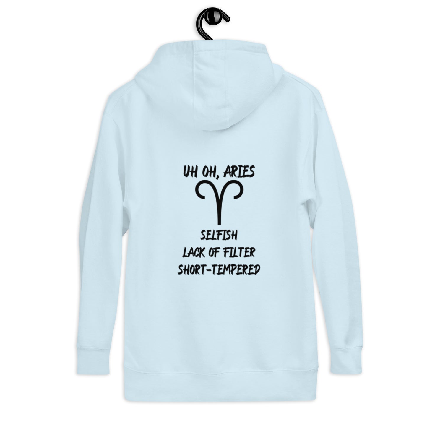 “Uh Oh, Aries” Unisex Hoodie