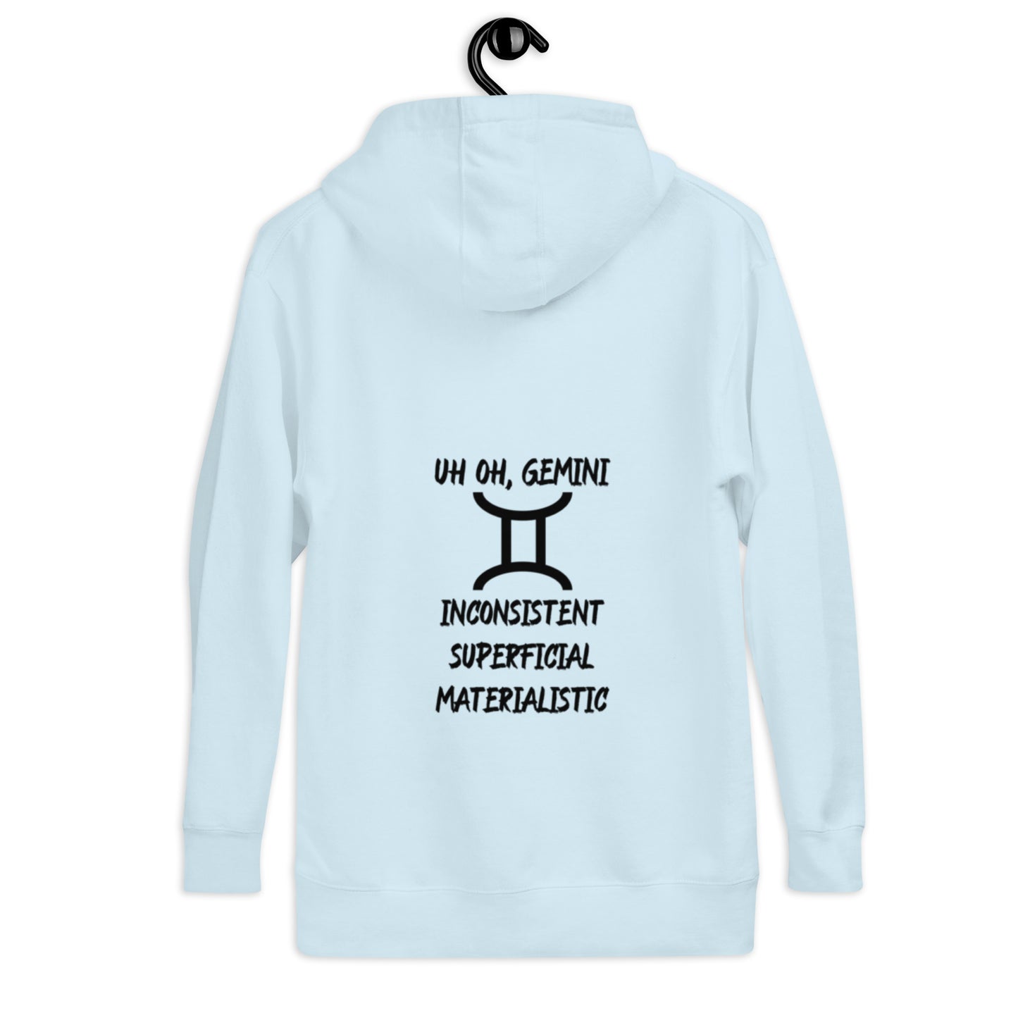 “Uh Oh, Gemini” Unisex Hoodie