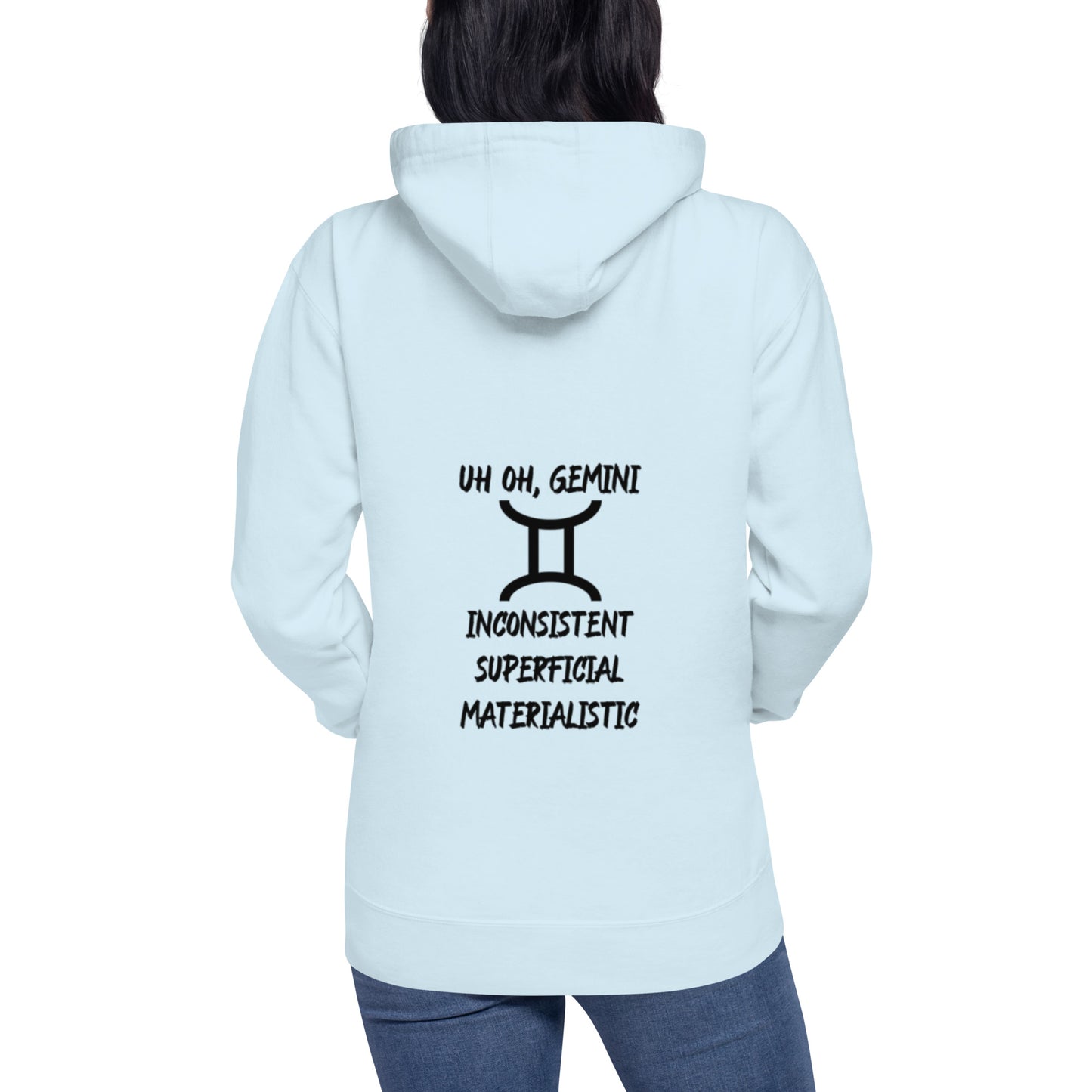 “Uh Oh, Gemini” Unisex Hoodie