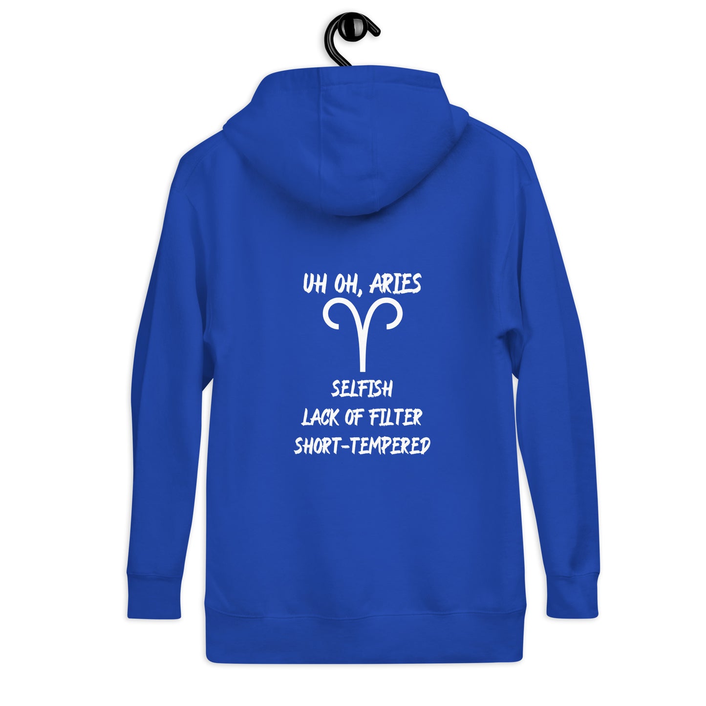 “Uh Oh, Aries” Unisex Hoodie