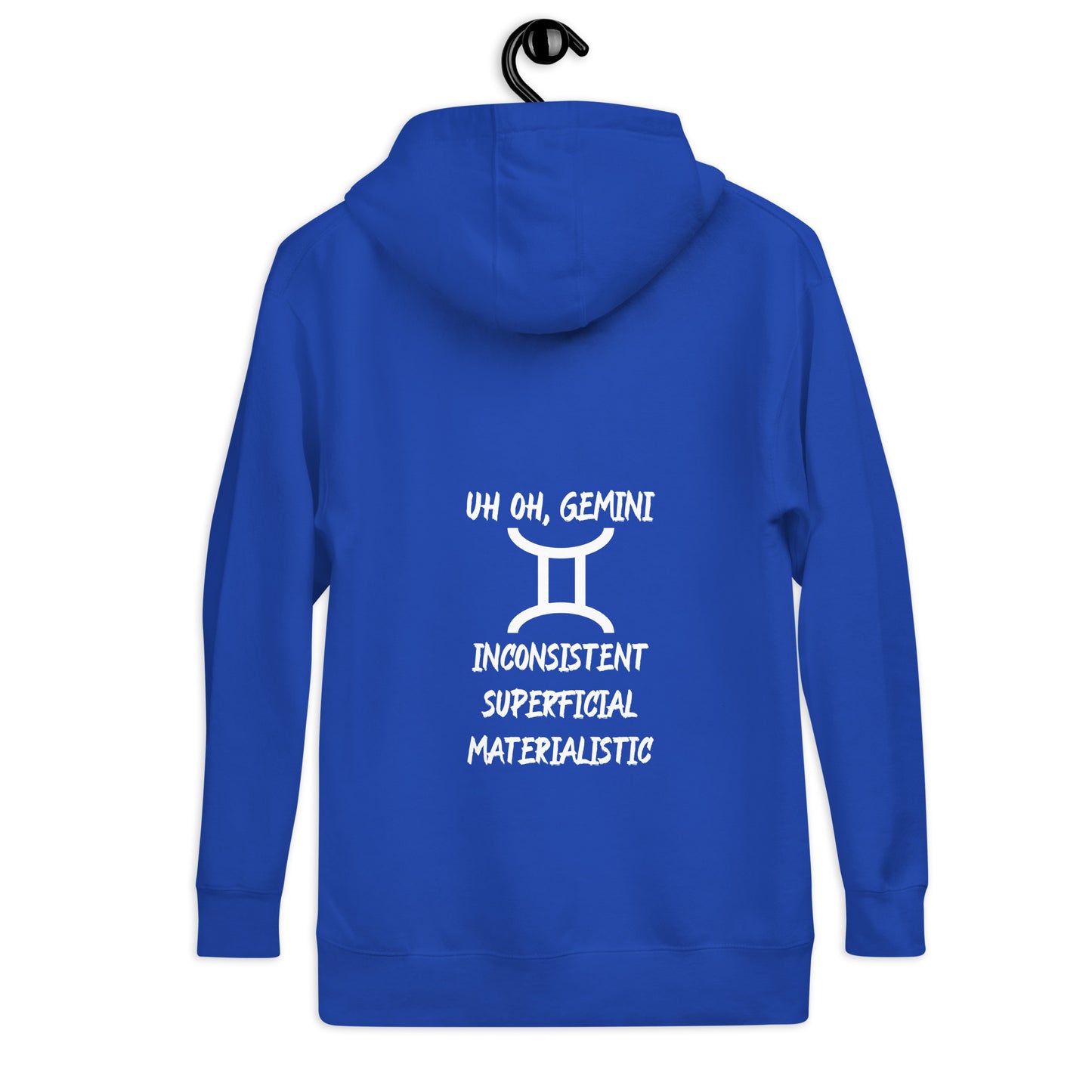 “Uh Oh, Gemini” Unisex Hoodie