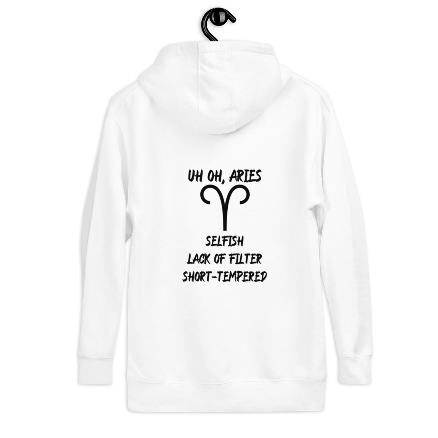“Uh Oh, Aries” Unisex Hoodie