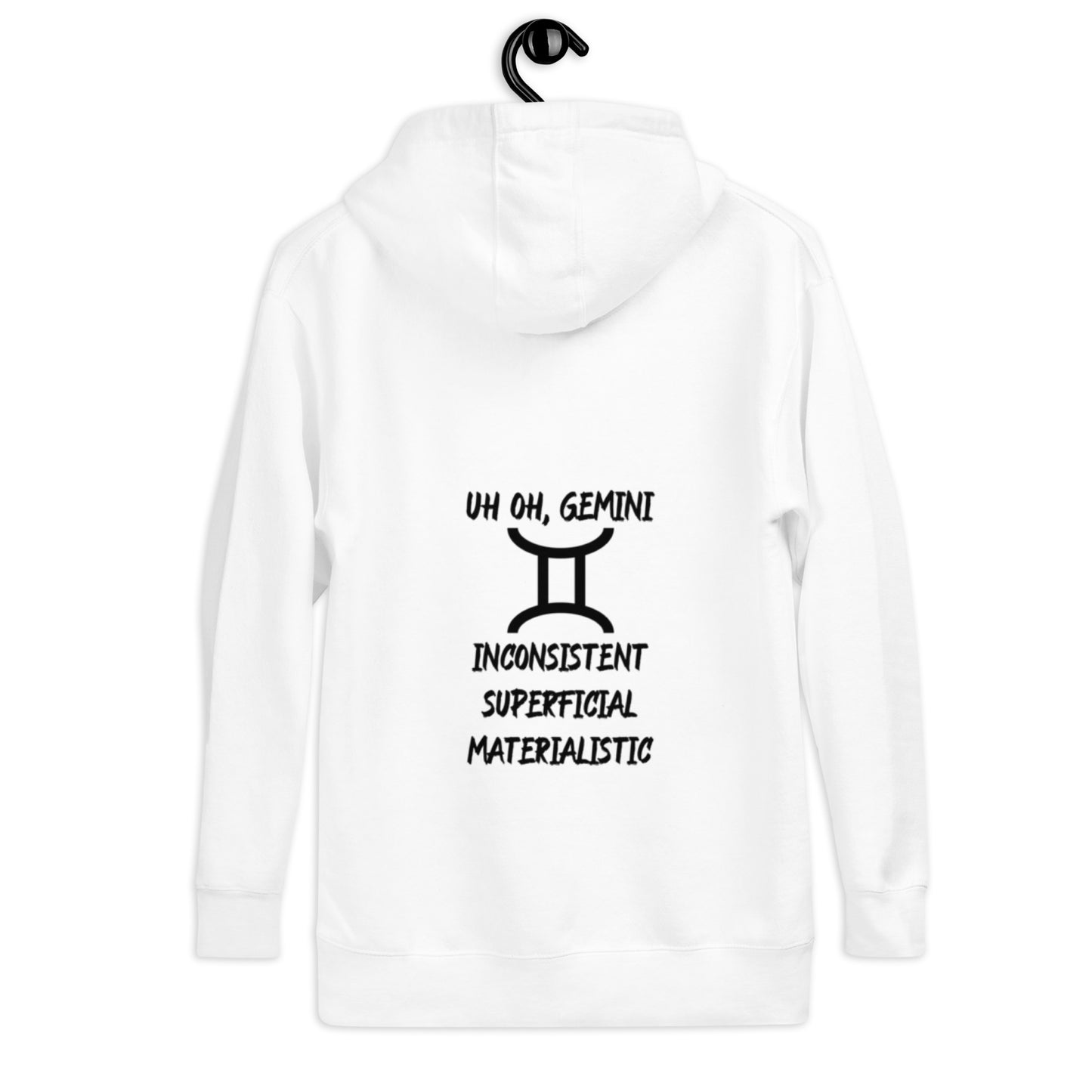 “Uh Oh, Gemini” Unisex Hoodie
