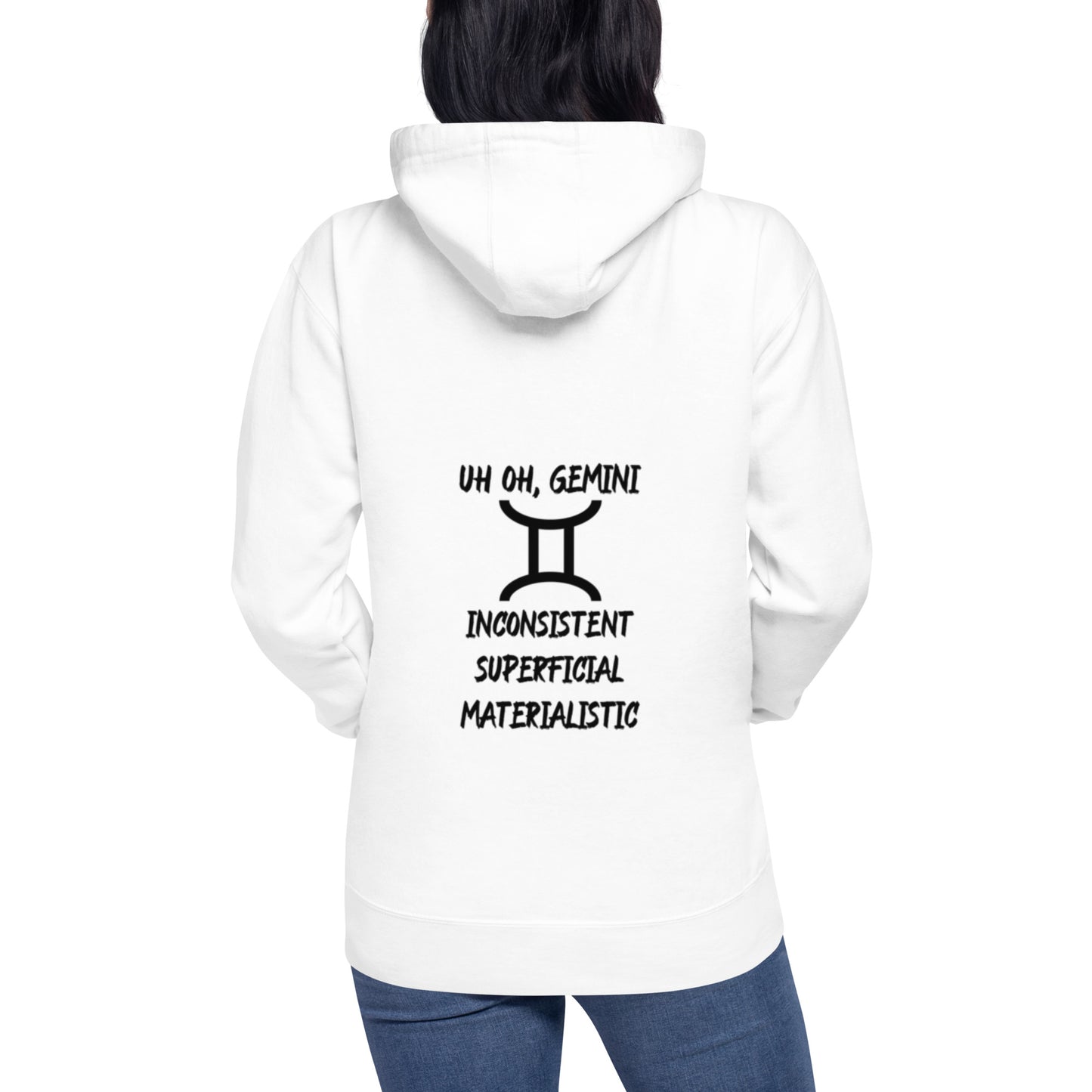 “Uh Oh, Gemini” Unisex Hoodie