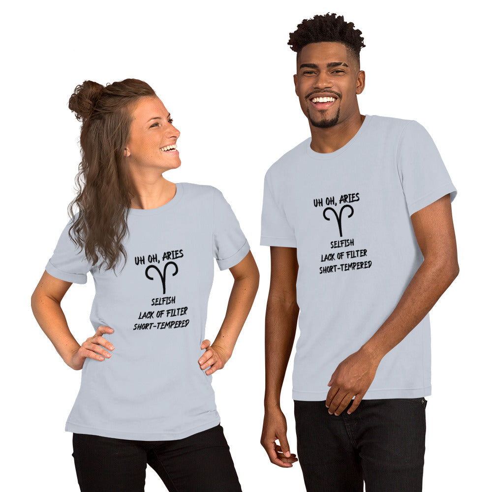 “Uh Oh, Aries” Unisex T-Shirt