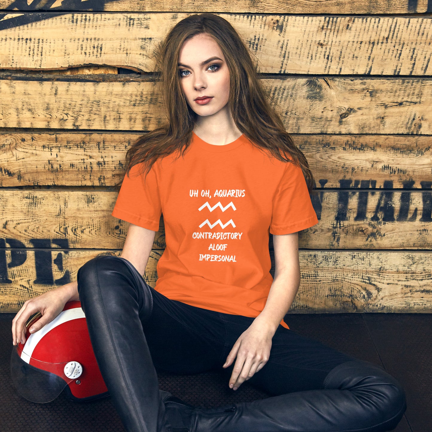 “Uh Oh, Aquarius” Unisex T-Shirt
