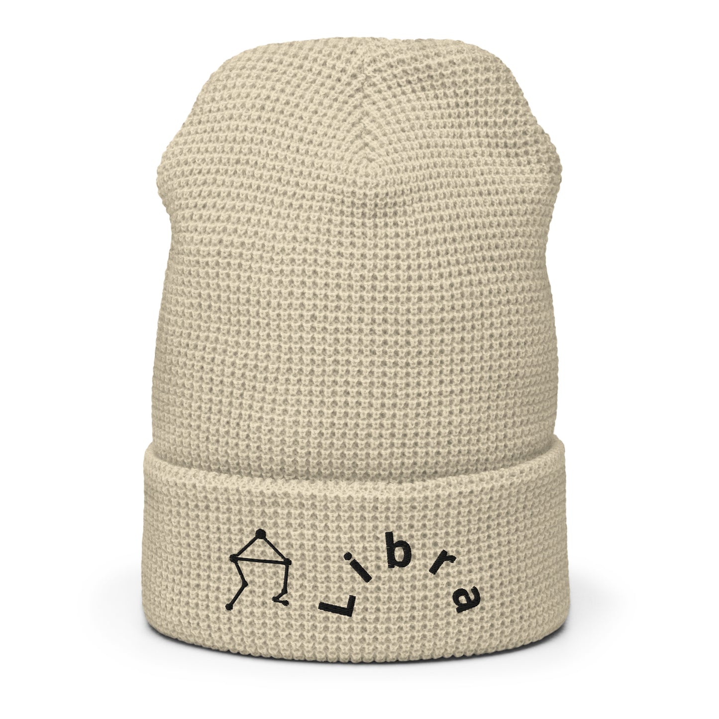 “Libra” Waffle Beanie