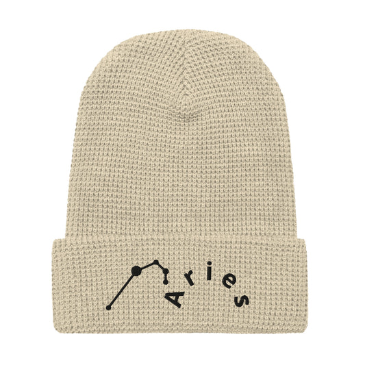 “Aries” Waffle Beanie
