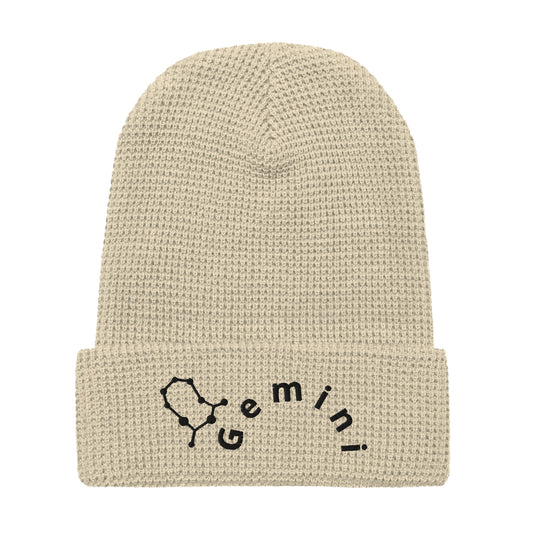 “Gemini” Waffle Beanie