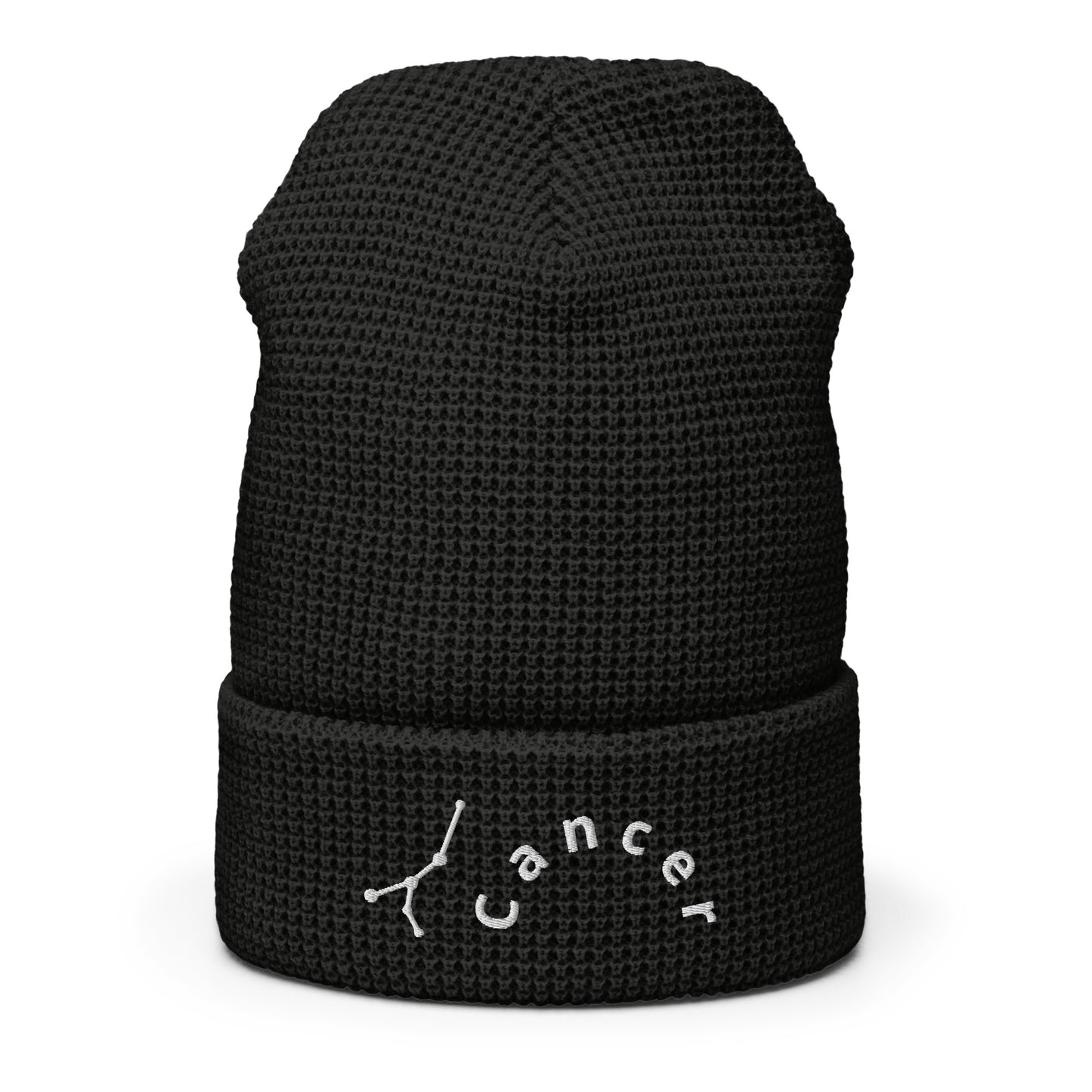 “Cancer” Waffle Beanie