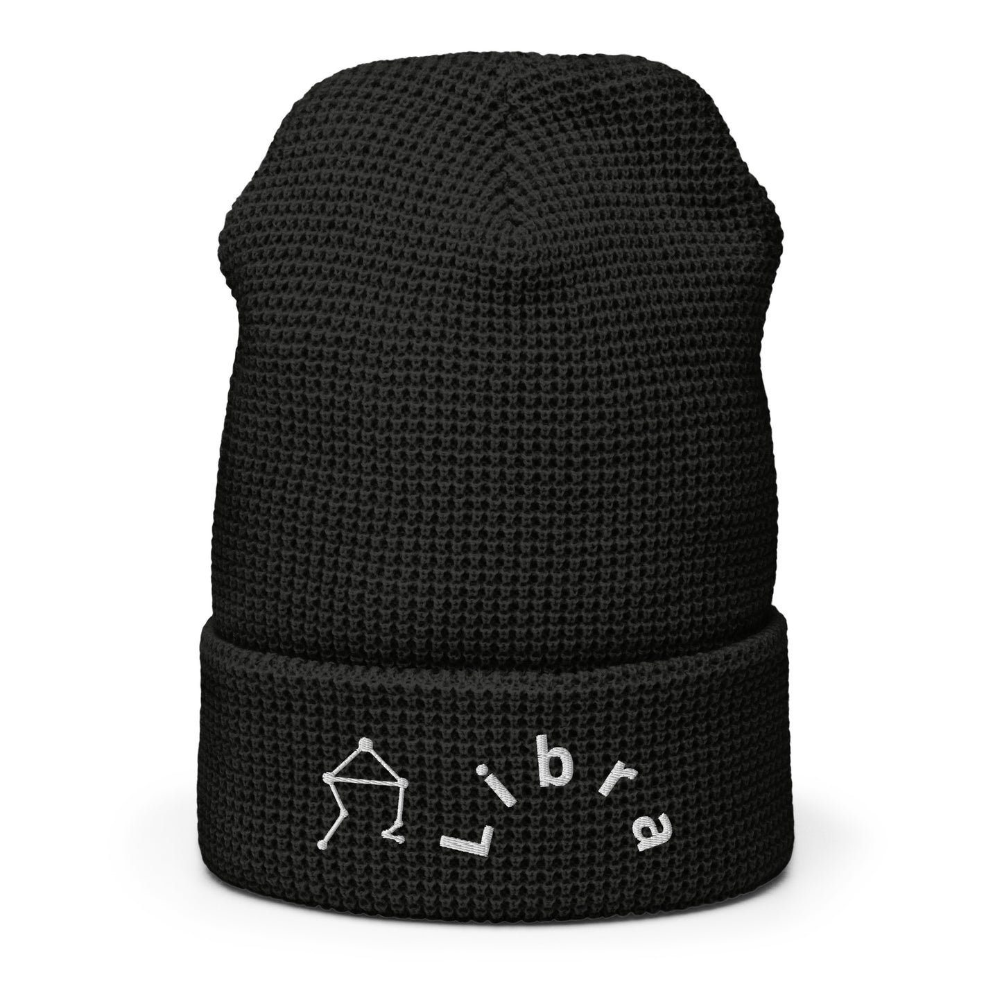 “Libra” Waffle Beanie