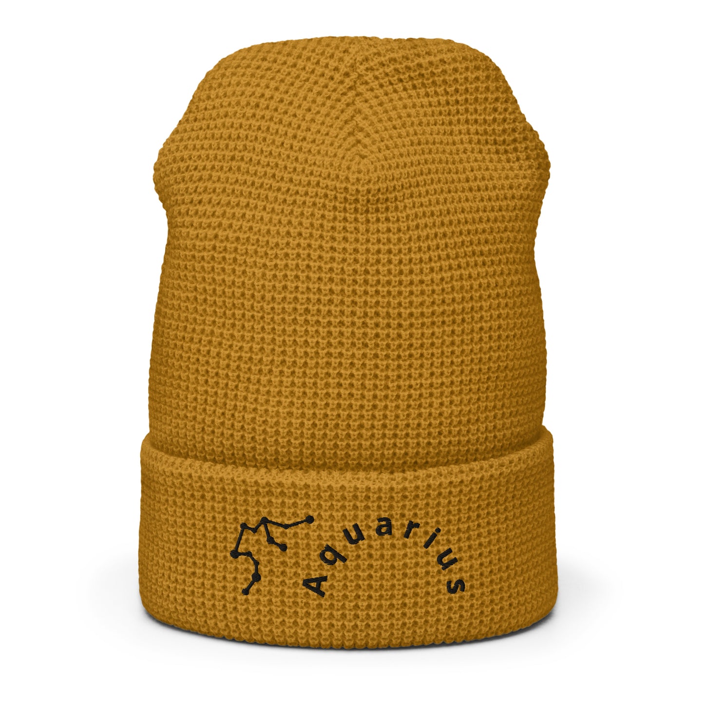 “Aquarius” Waffle Beanie