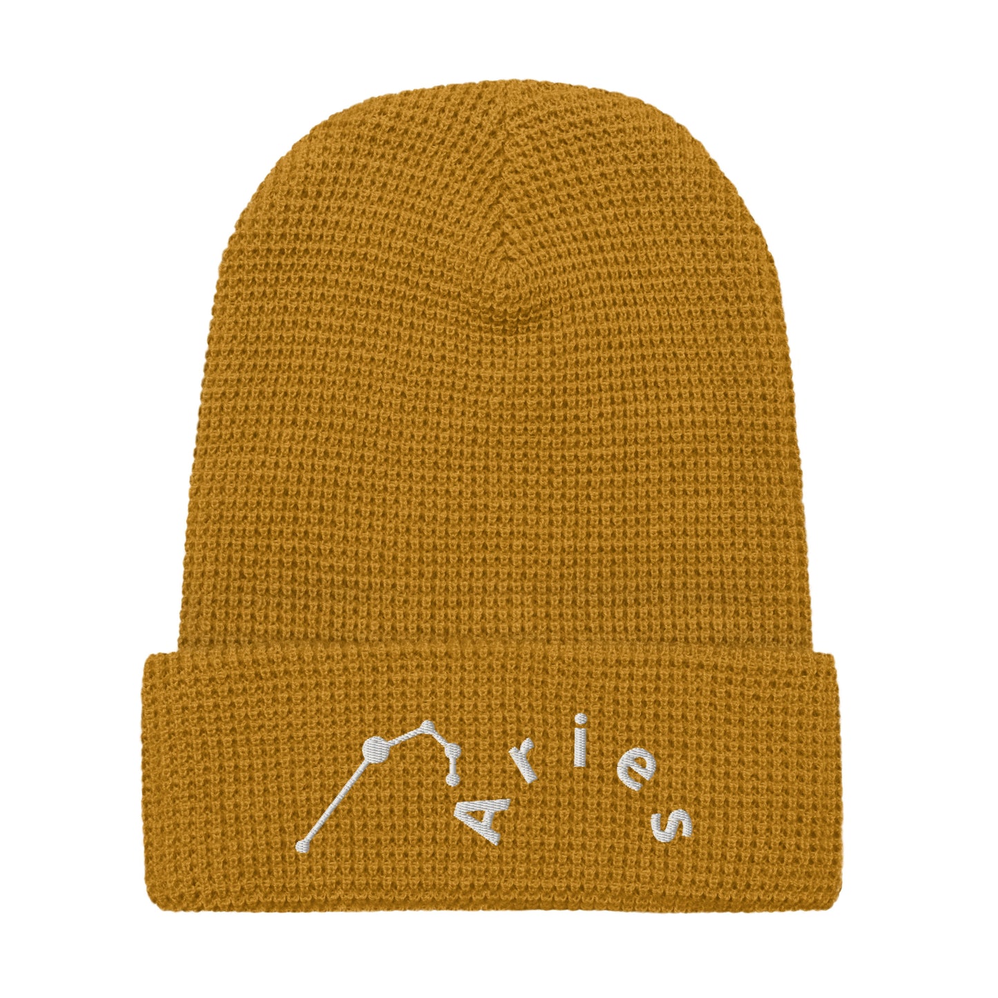 “Aries” Waffle Beanie