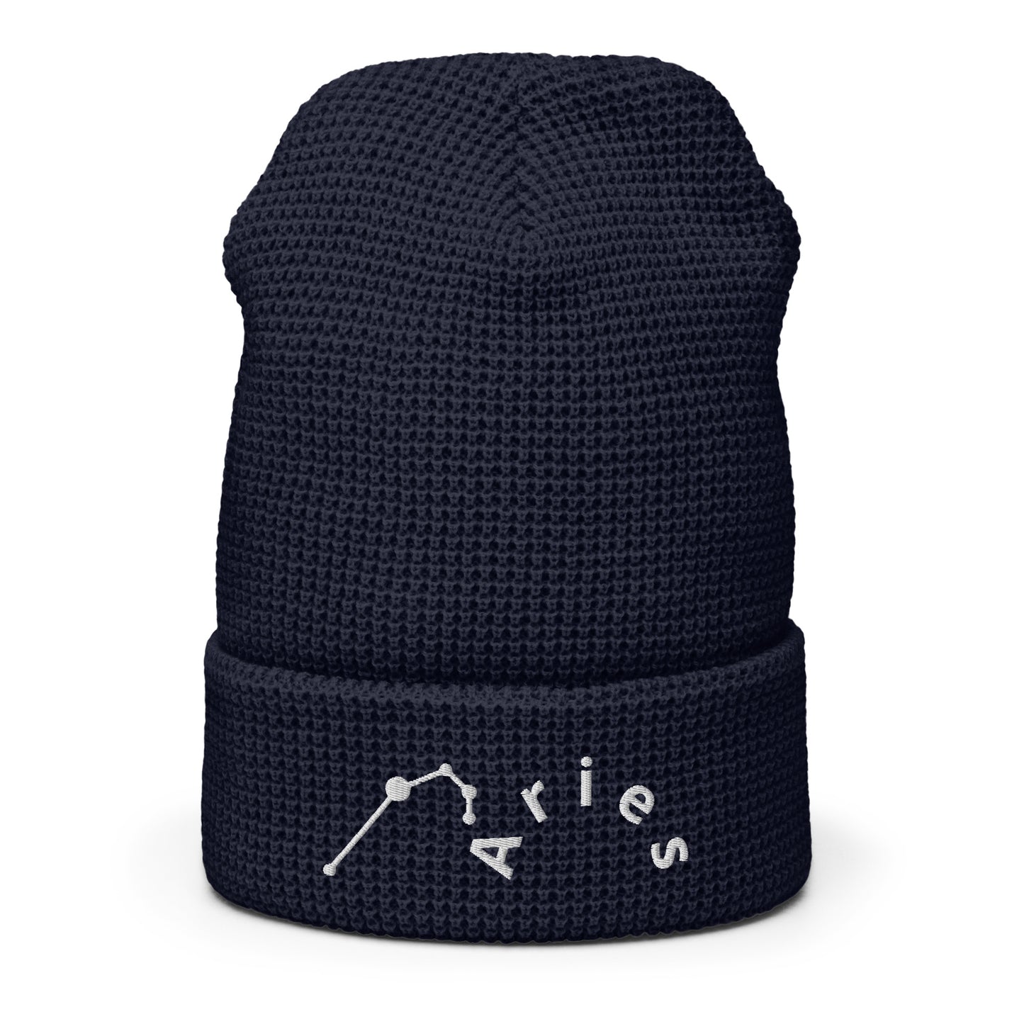 “Aries” Waffle Beanie