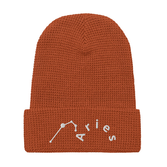 “Aries” Waffle Beanie