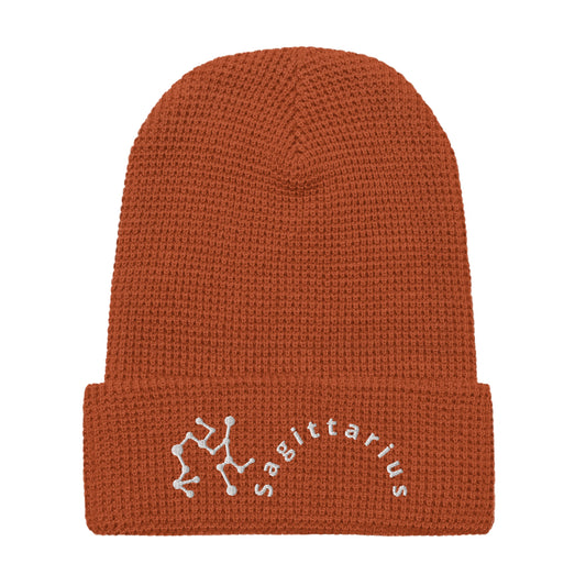 “Sagittarius” Waffle Beanie