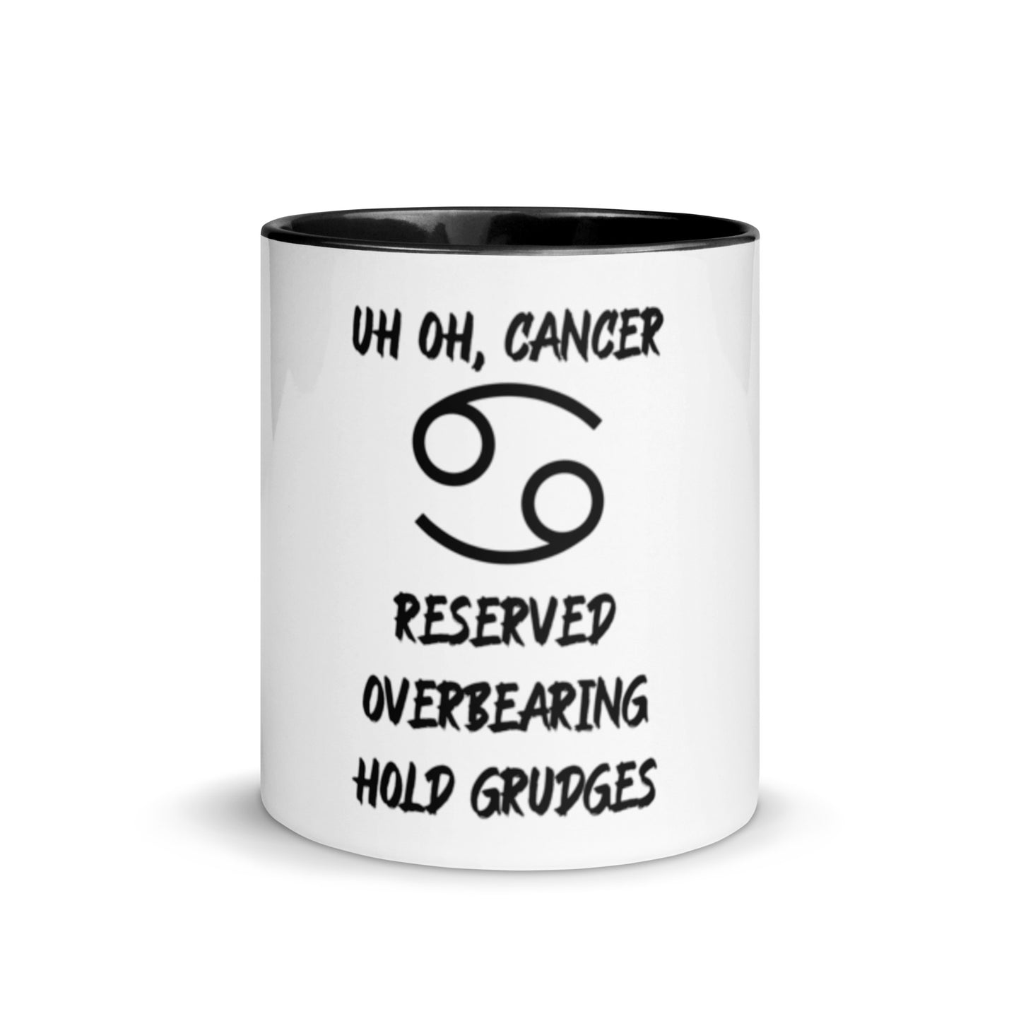 “Uh Oh, Cancer” Mug With Color Inside