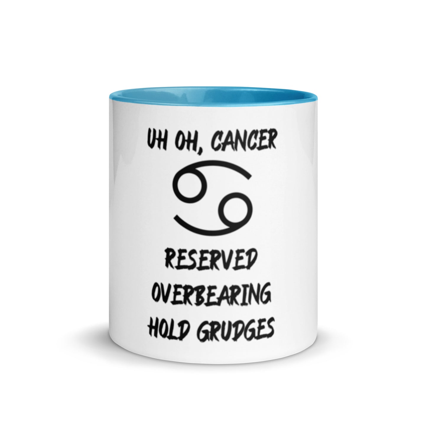 “Uh Oh, Cancer” Mug With Color Inside