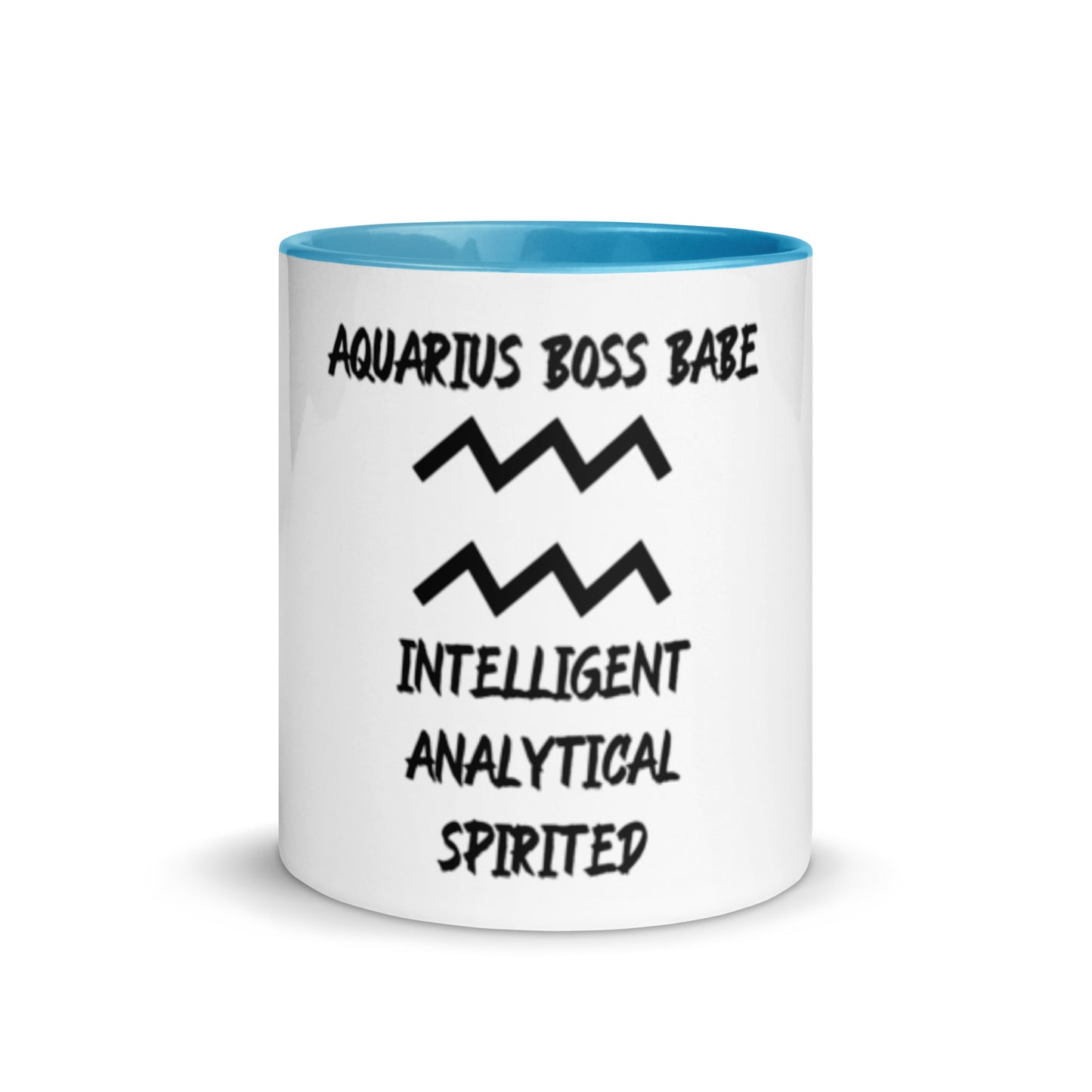 “Aquarius Boss Babe” Mug With Color Inside
