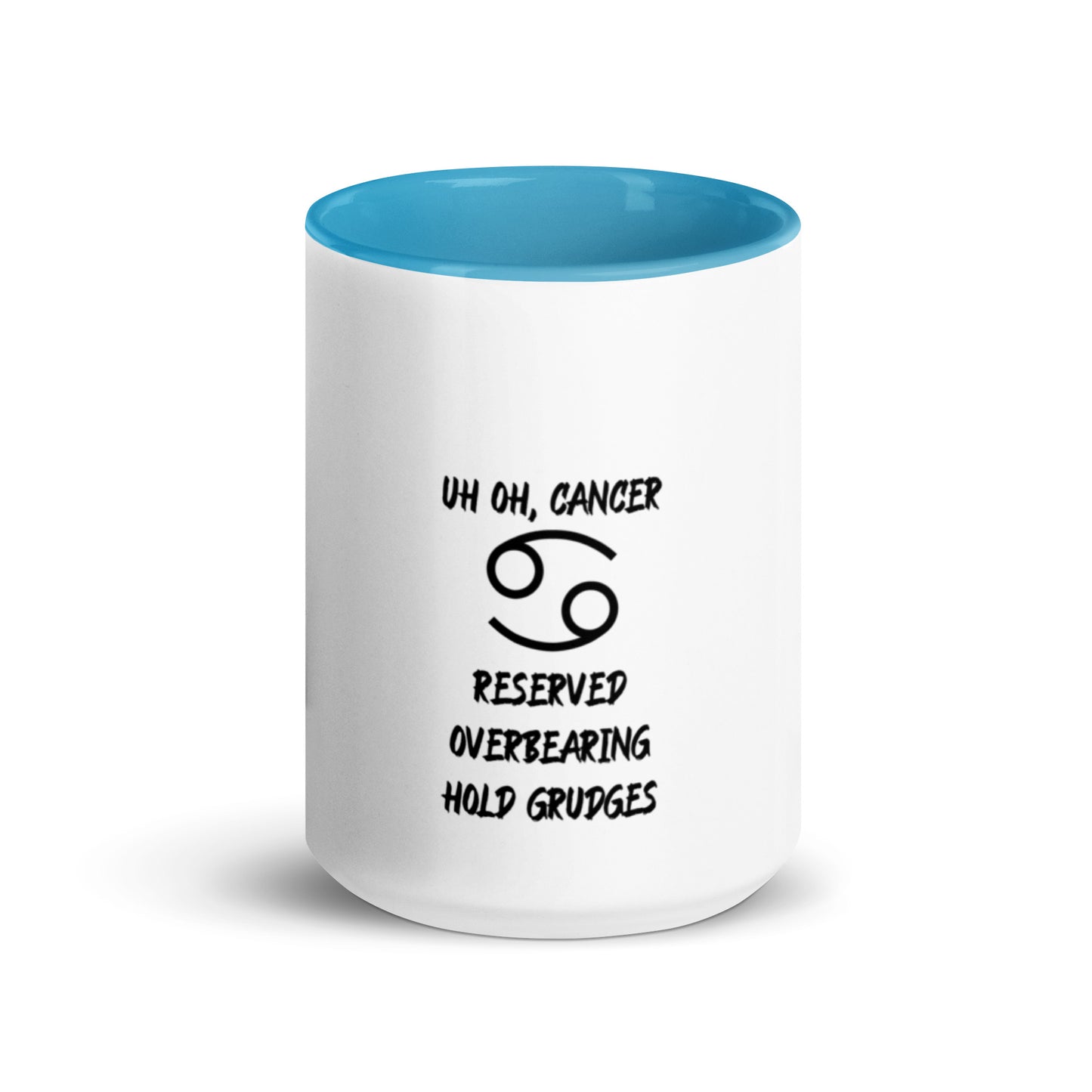 “Uh Oh, Cancer” Mug With Color Inside
