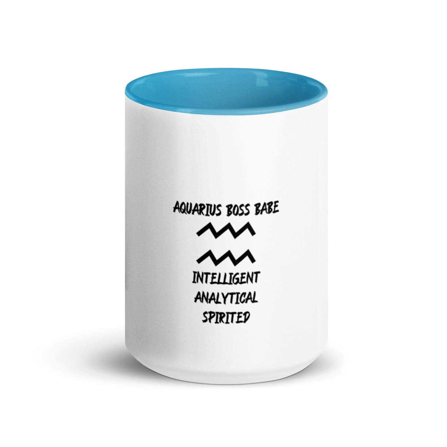 “Aquarius Boss Babe” Mug With Color Inside