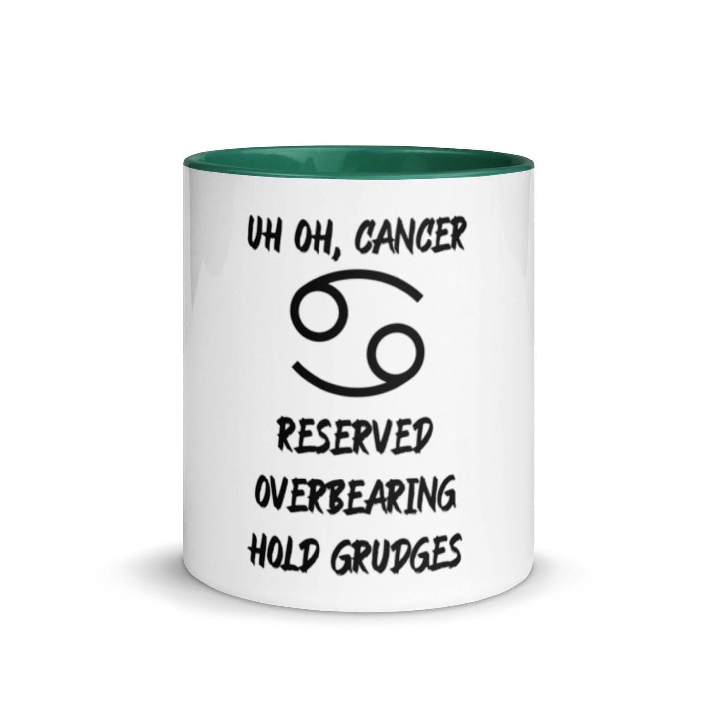 “Uh Oh, Cancer” Mug With Color Inside