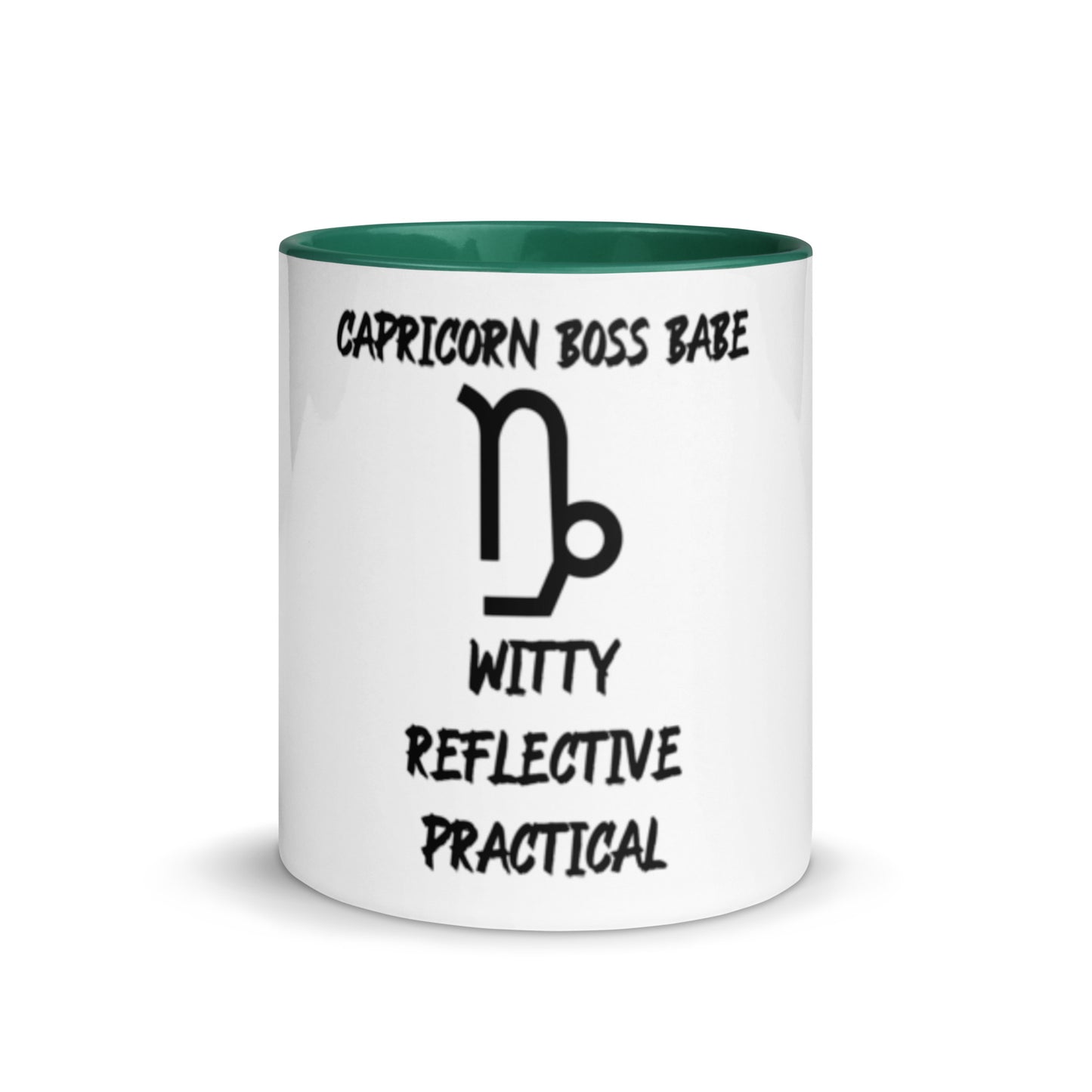 “Capricorn Boss Babe” Mug With Color Inside