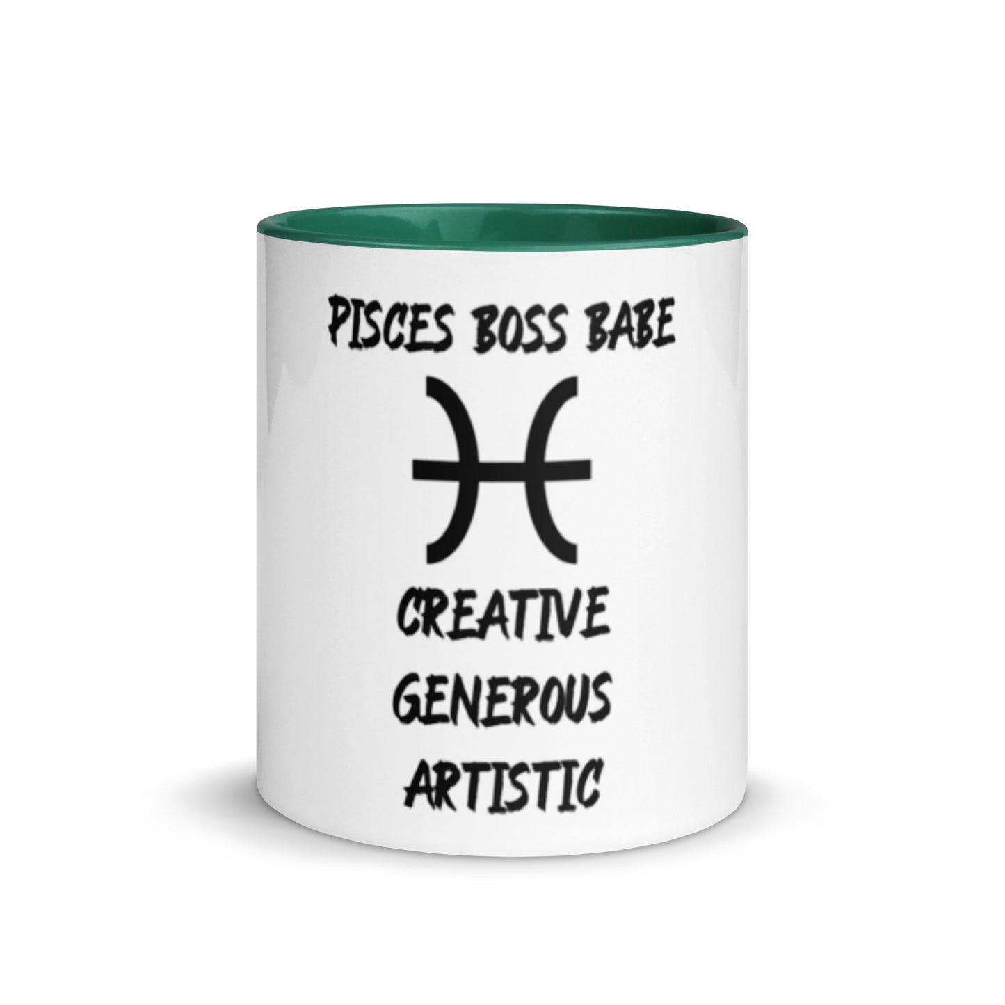 “Pisces Boss Babe” Mug With Color Inside