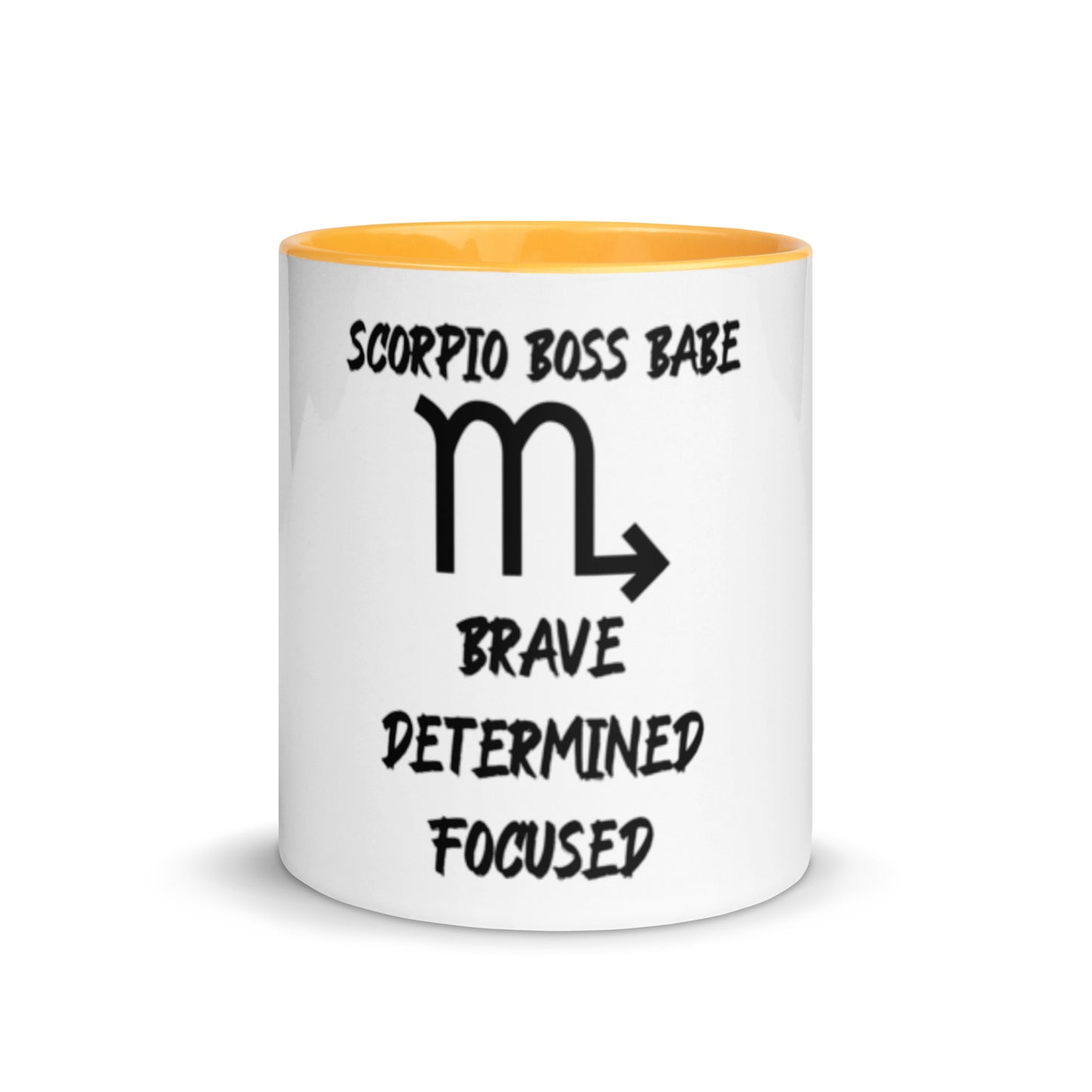 “Scorpio Boss Babe” Mug With Color Inside