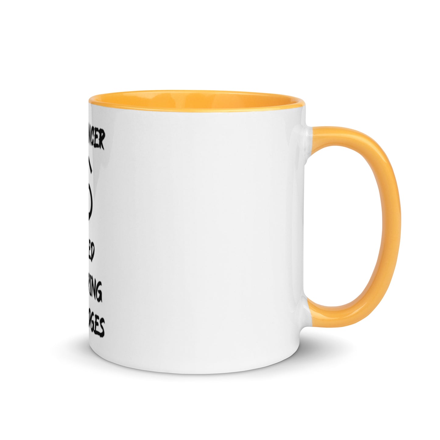“Uh Oh, Cancer” Mug With Color Inside