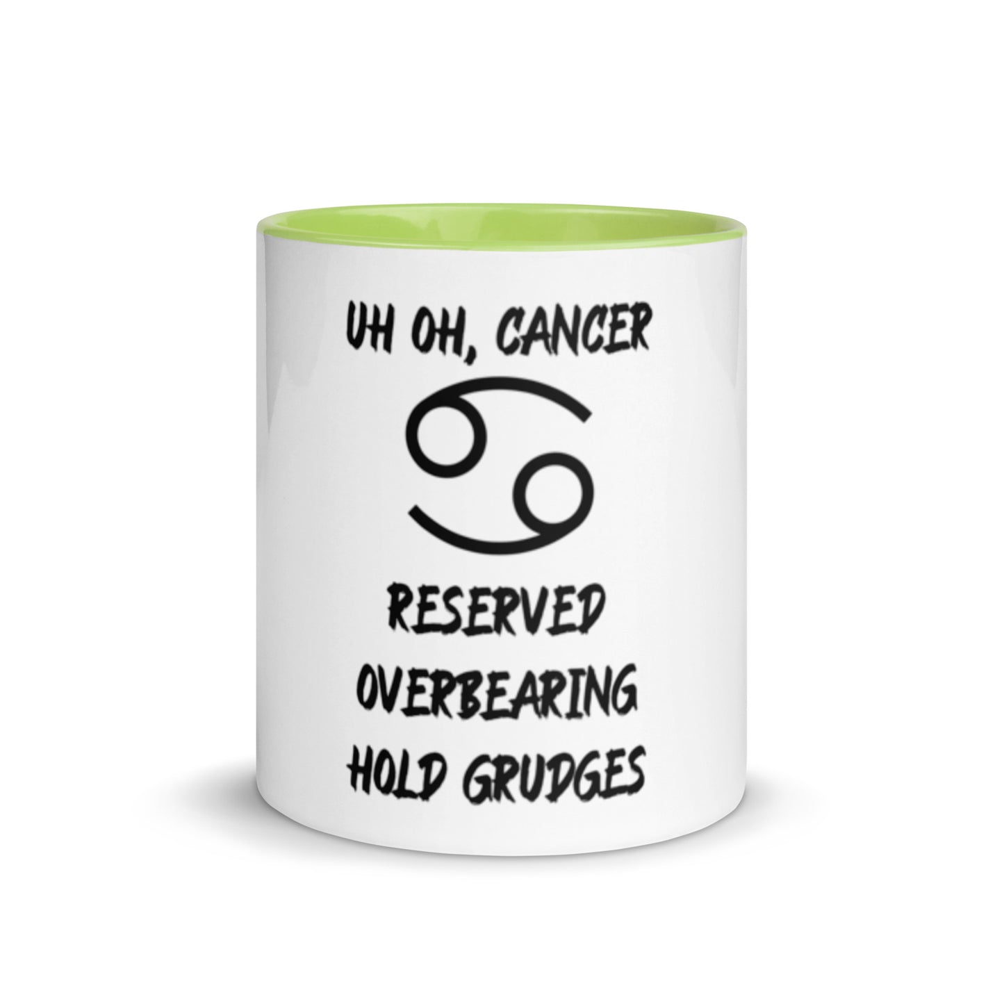 “Uh Oh, Cancer” Mug With Color Inside