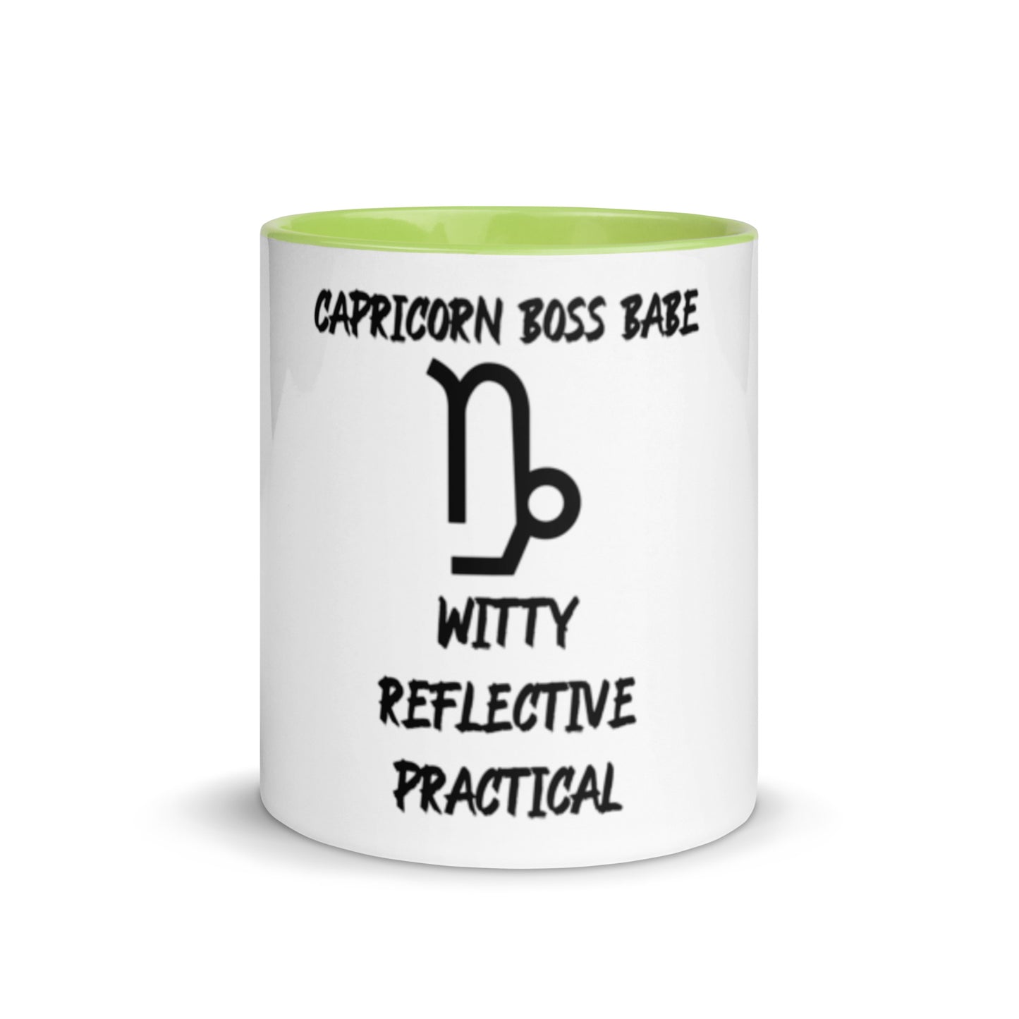 “Capricorn Boss Babe” Mug With Color Inside