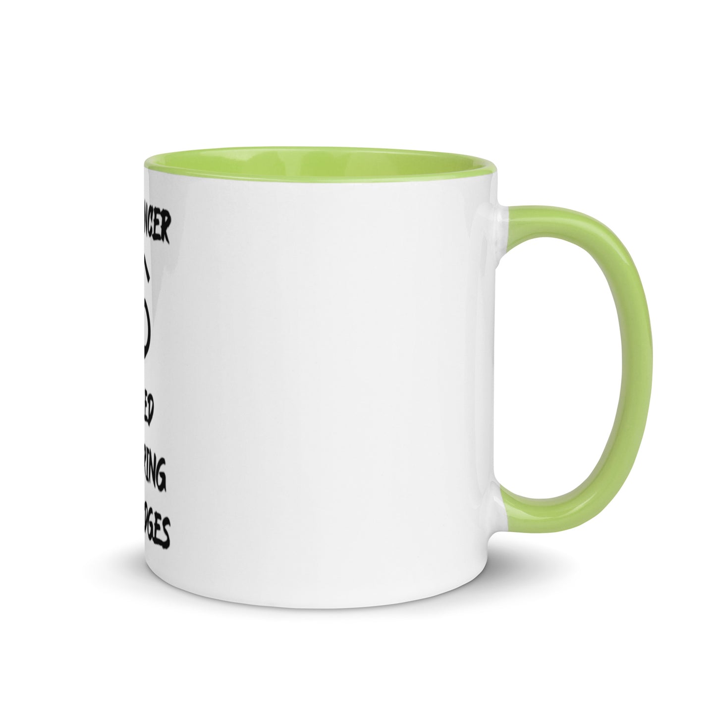 “Uh Oh, Cancer” Mug With Color Inside