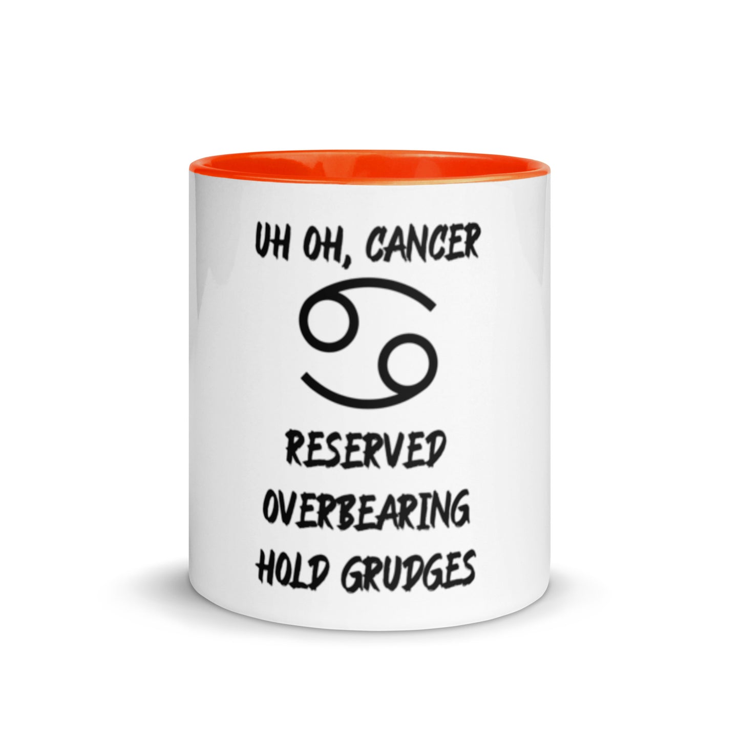 “Uh Oh, Cancer” Mug With Color Inside