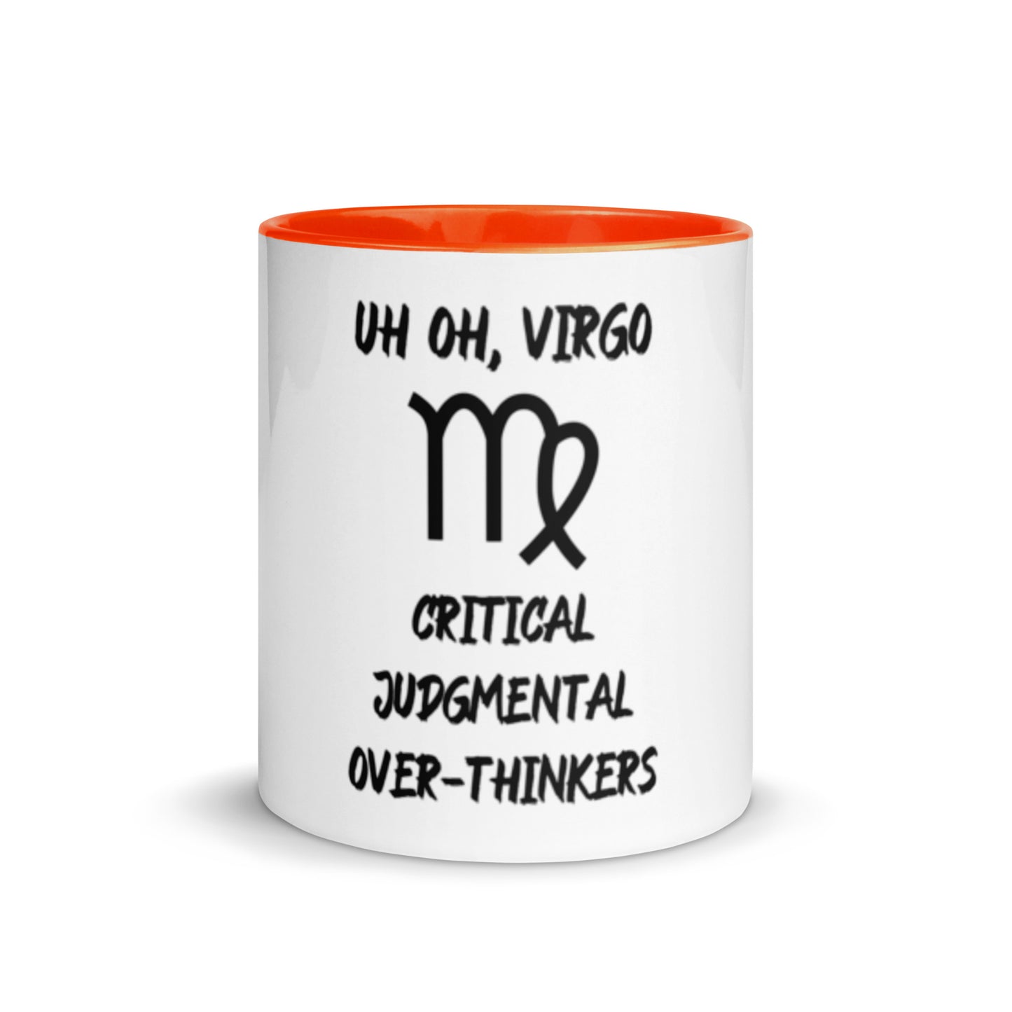 “Uh Oh, Virgo” Mug With Color Inside