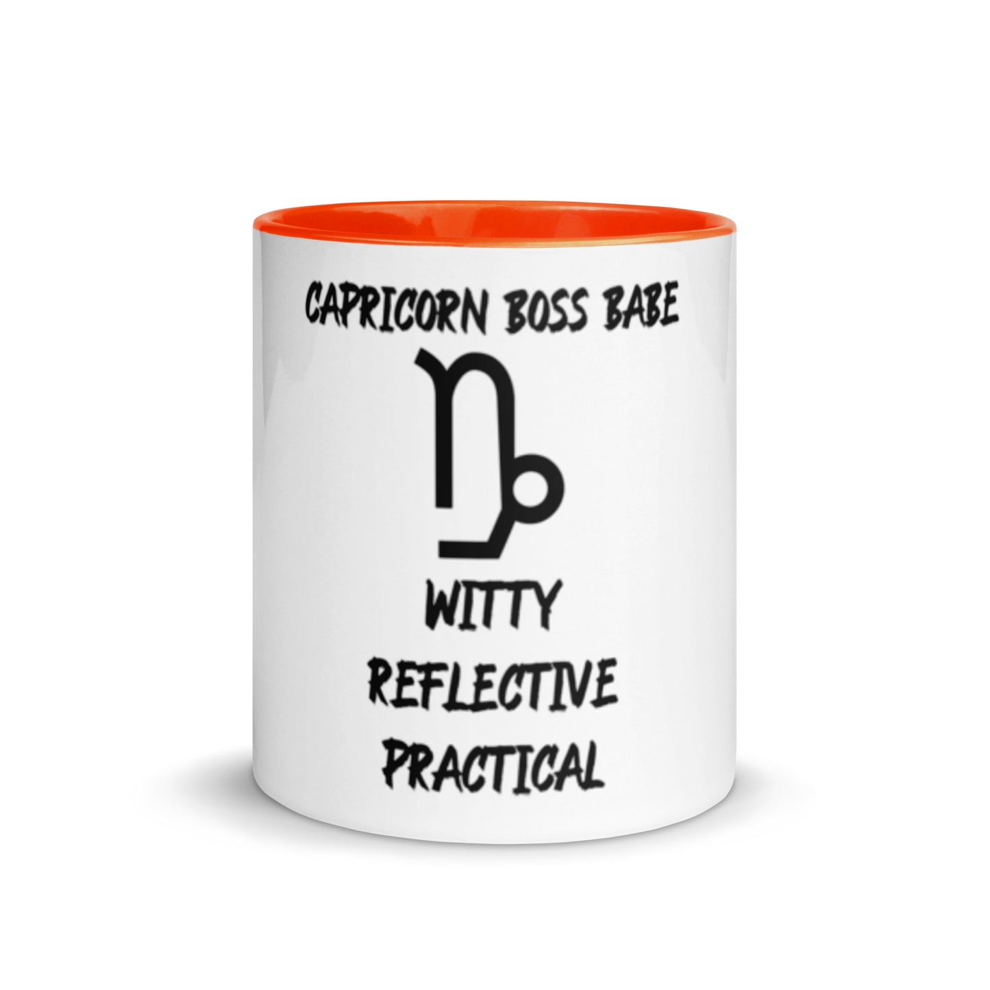 “Capricorn Boss Babe” Mug With Color Inside