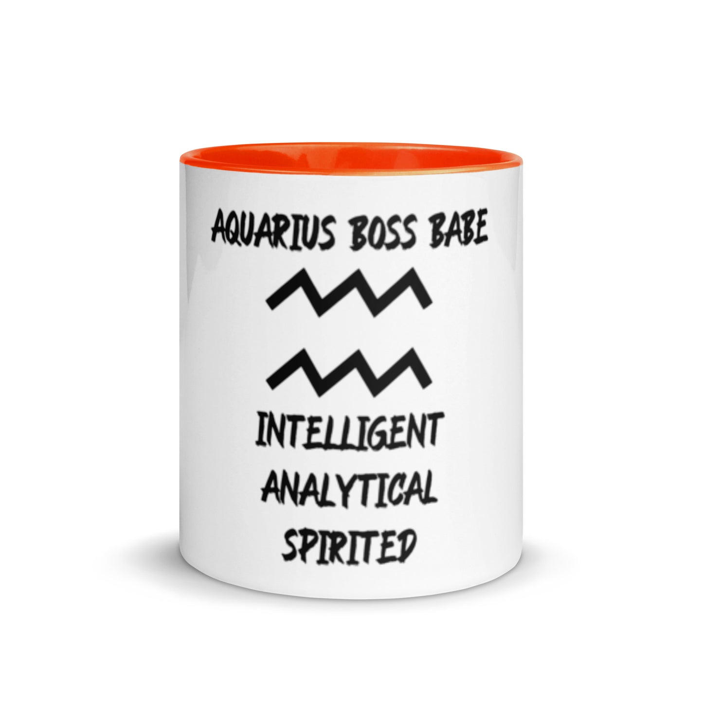“Aquarius Boss Babe” Mug With Color Inside