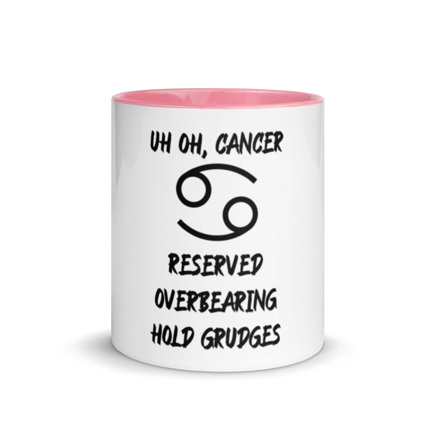 “Uh Oh, Cancer” Mug With Color Inside