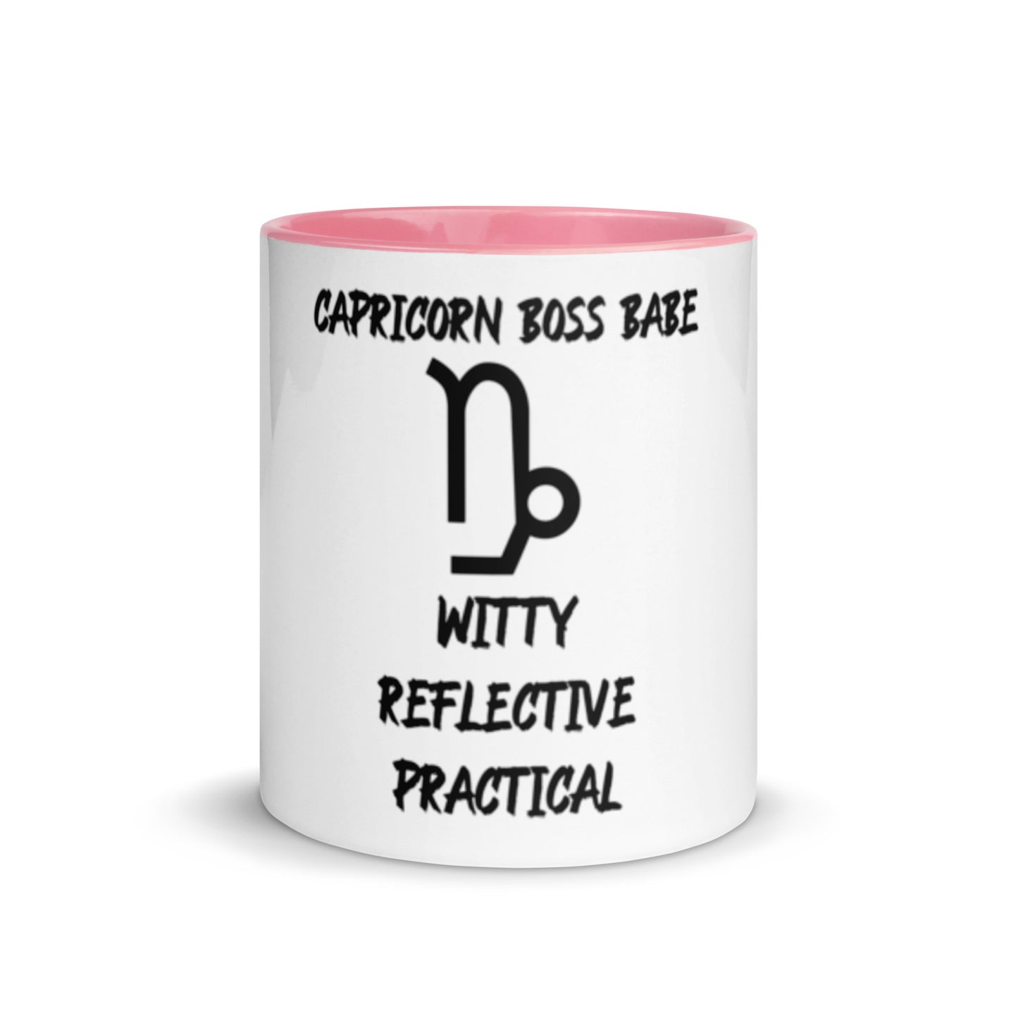 “Capricorn Boss Babe” Mug With Color Inside