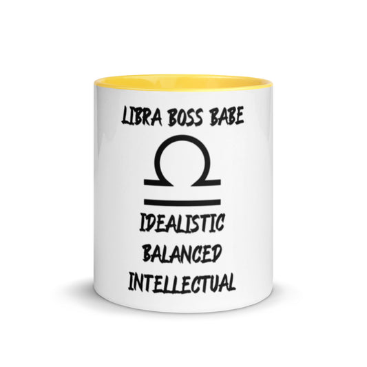 “Libra Boss Babe” Mug With Color Inside