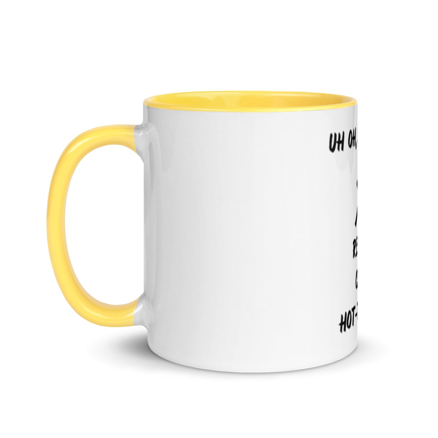 “Uh Oh, Sagittarius” Mug With Color Inside