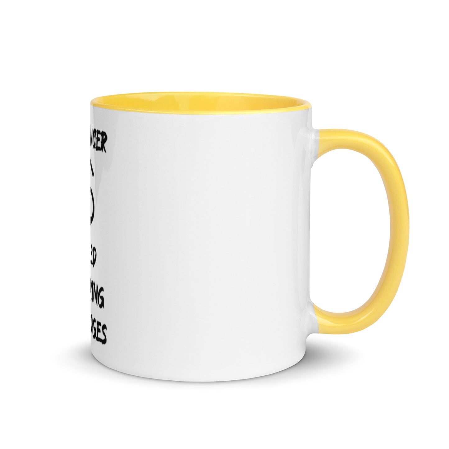 “Uh Oh, Cancer” Mug With Color Inside