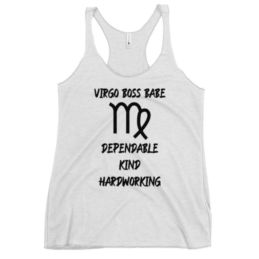 “Virgo Boss Babe” Women's Racerback Tank