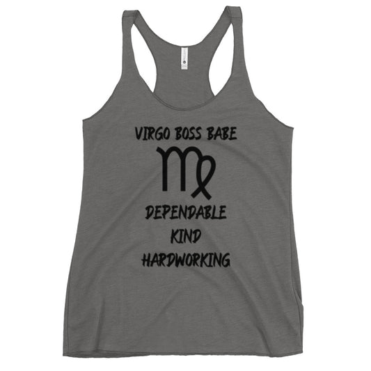 “Virgo Boss Babe” Women's Racerback Tank
